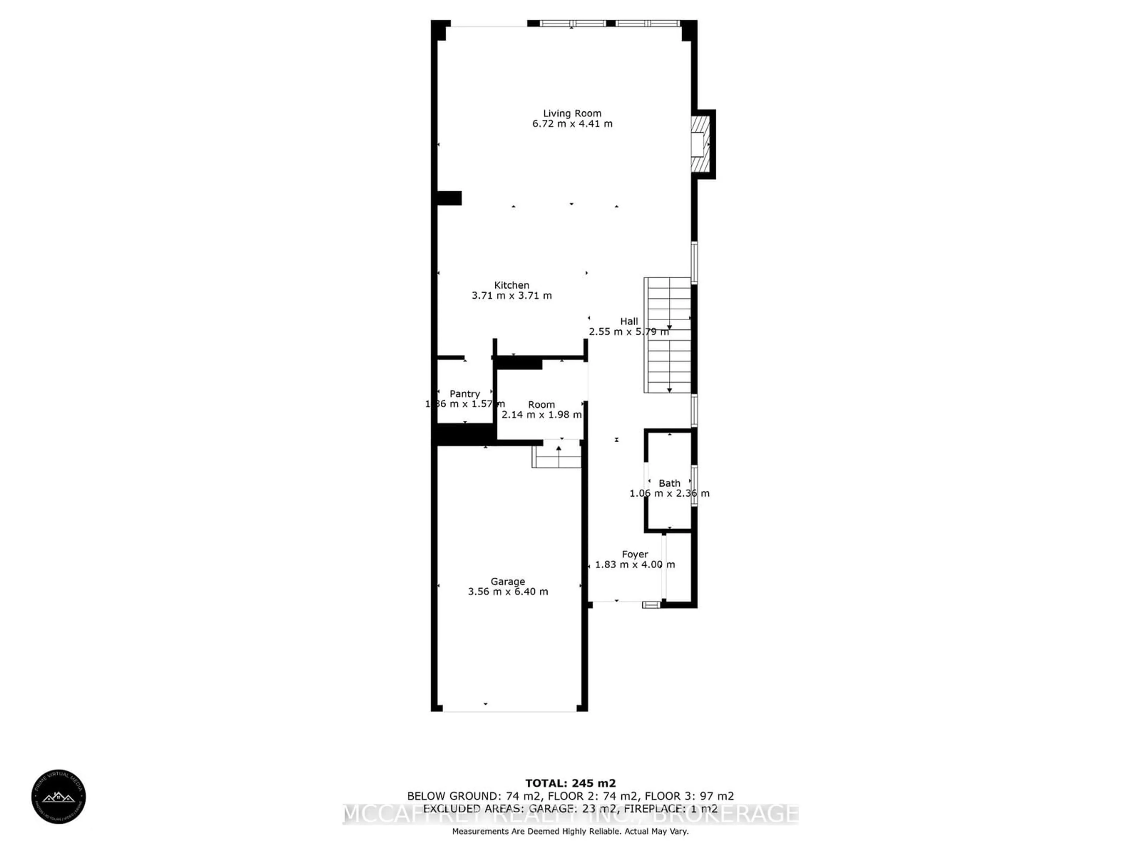 Floor plan for 860 Stonewalk Dr, Kingston Ontario K7K 0H2