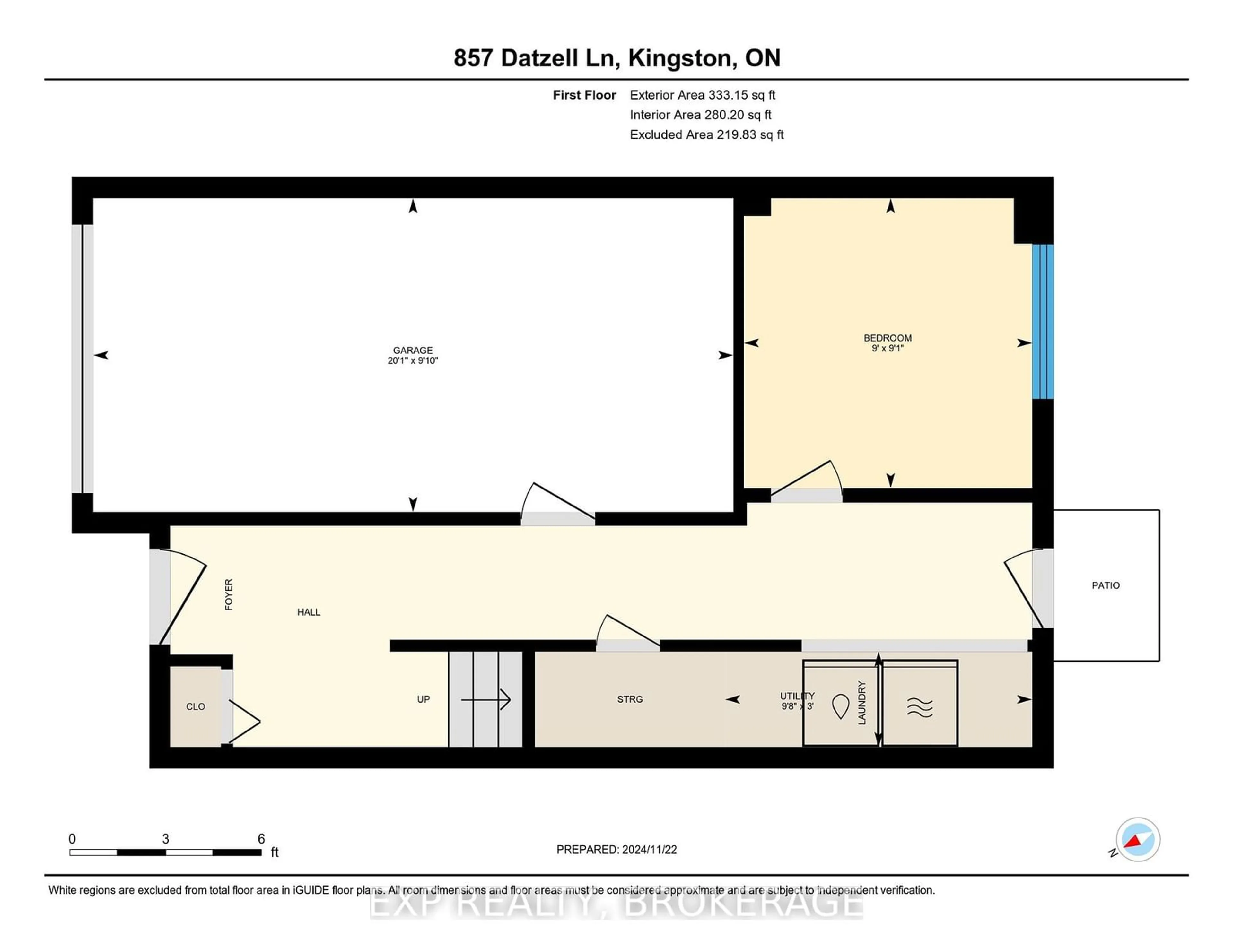 Floor plan for 857 Datzell Lane #90, Kingston Ontario K7M 7P9