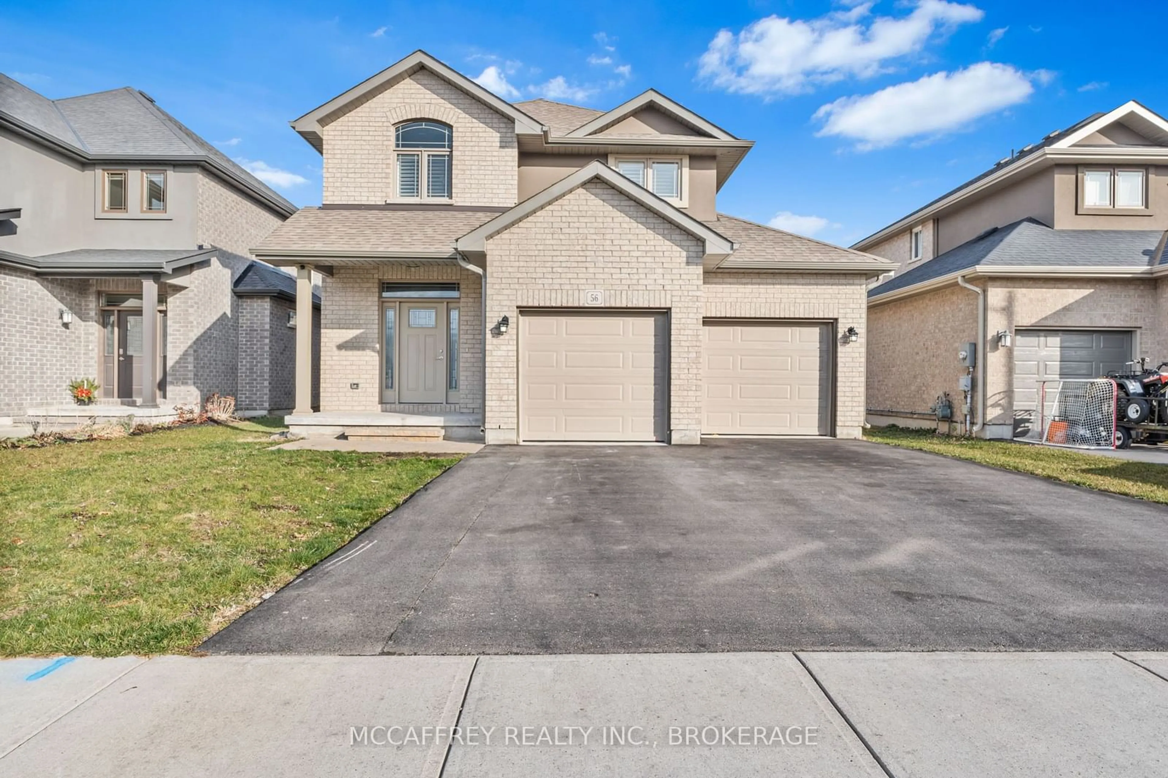 Frontside or backside of a home, the street view for 56 Farmington Cres, Belleville Ontario K8N 4Z5