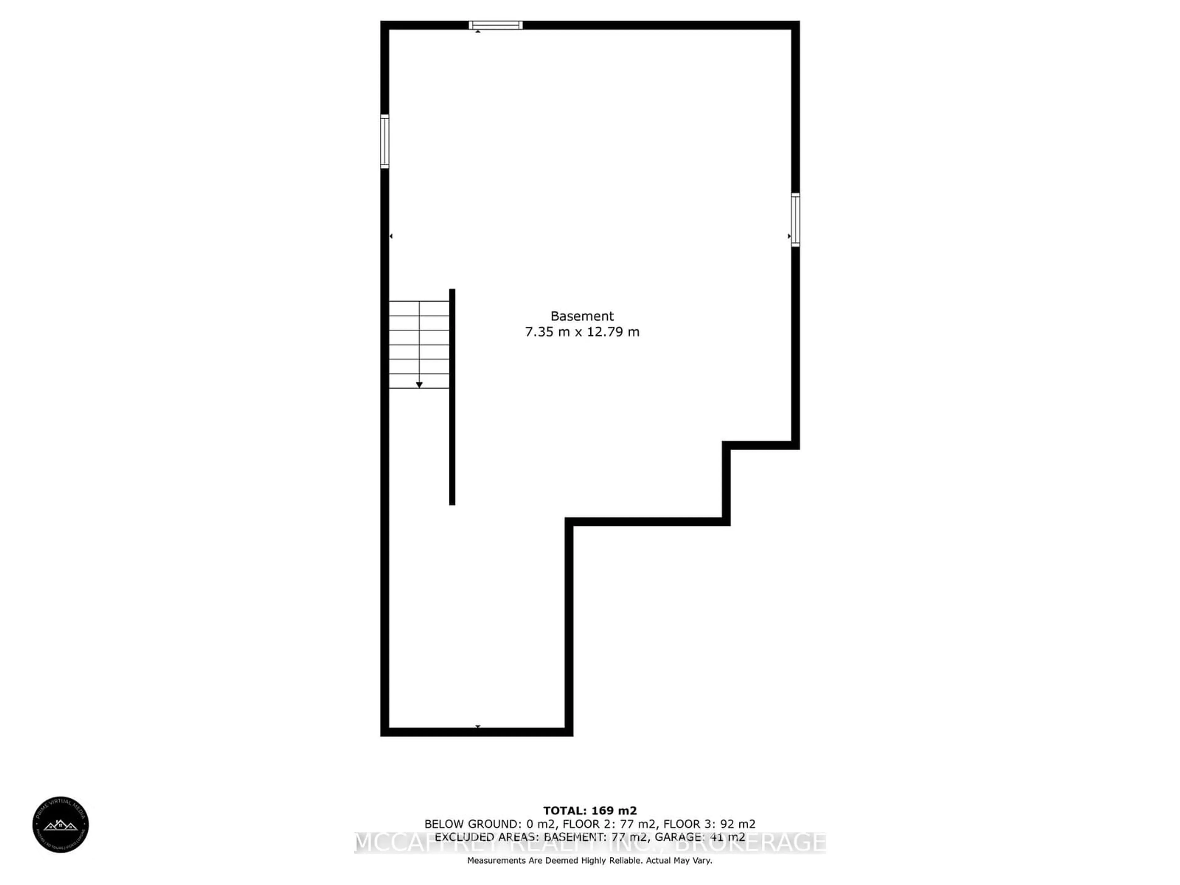 Floor plan for 56 Farmington Cres, Belleville Ontario K8N 4Z5