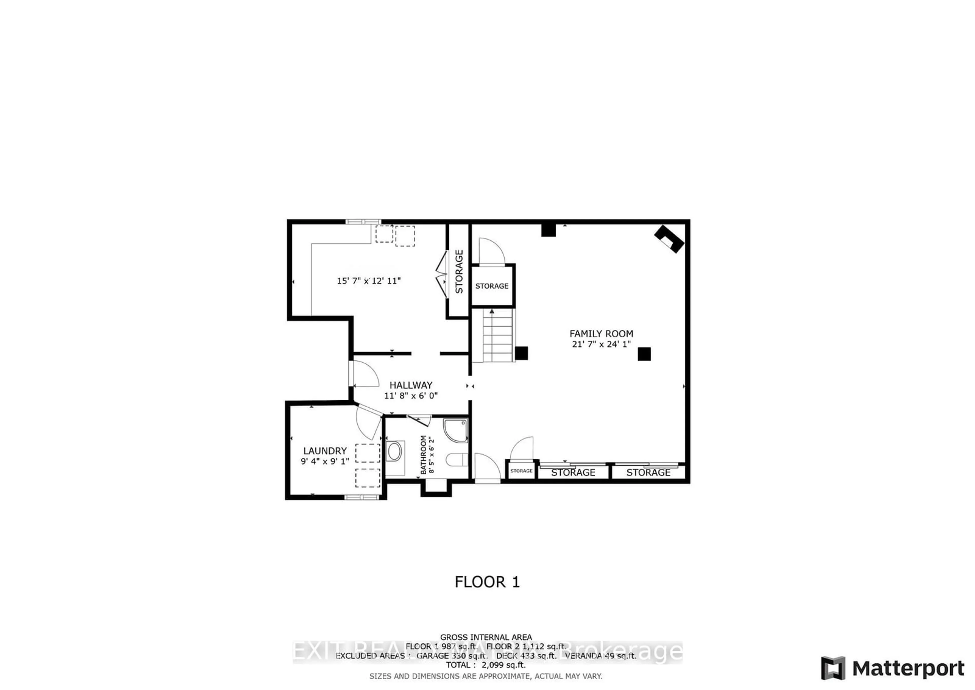 Floor plan for 87 Clement St, North Glengarry Ontario K0C 1A0