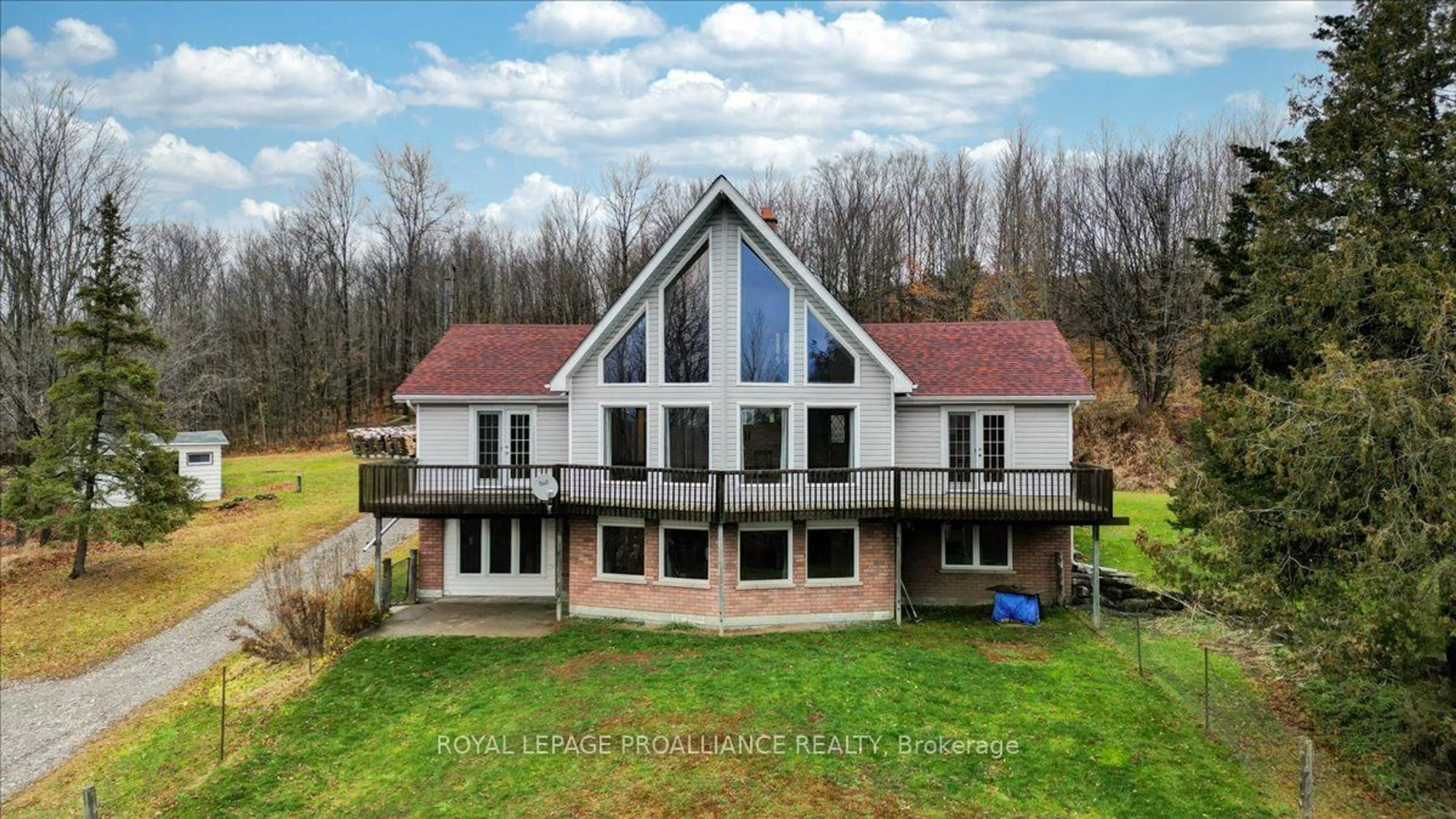 Frontside or backside of a home, the front or back of building for 884 Centre Line Rd, Marmora and Lake Ontario K0K 2M0