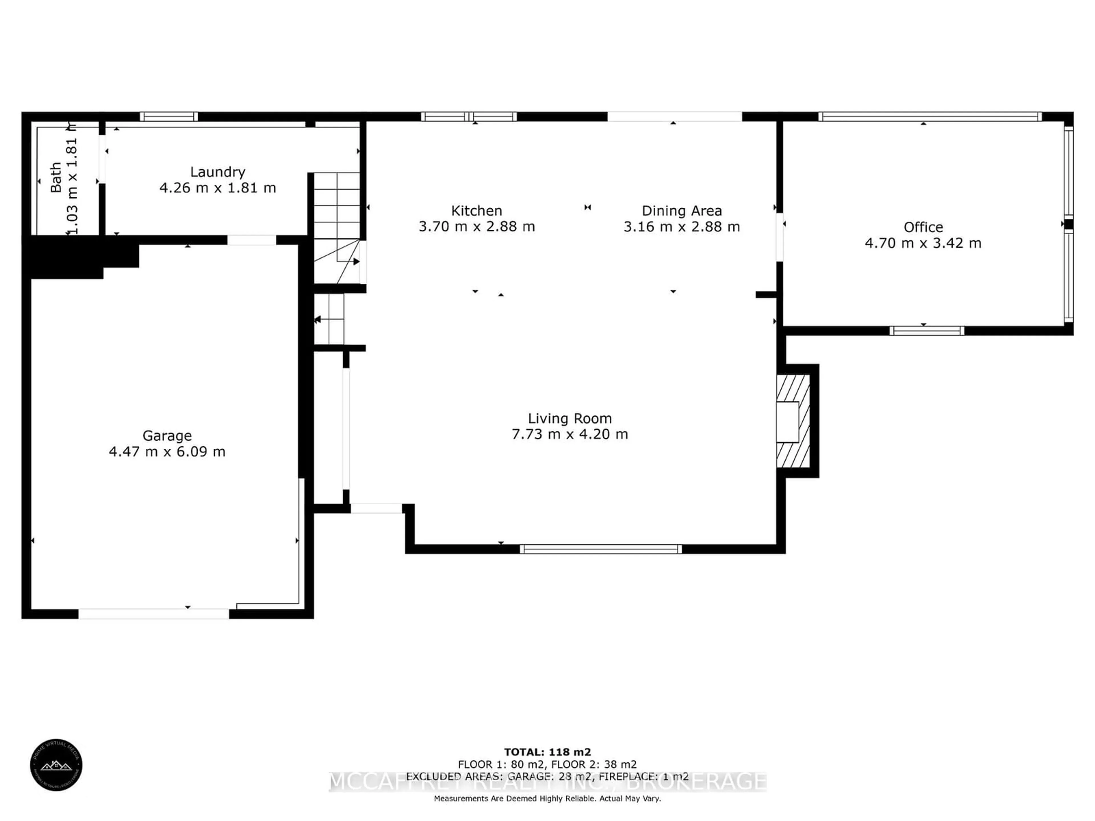 Floor plan for 3364 County Rd 1, Stone Mills Ontario K0K 3N0