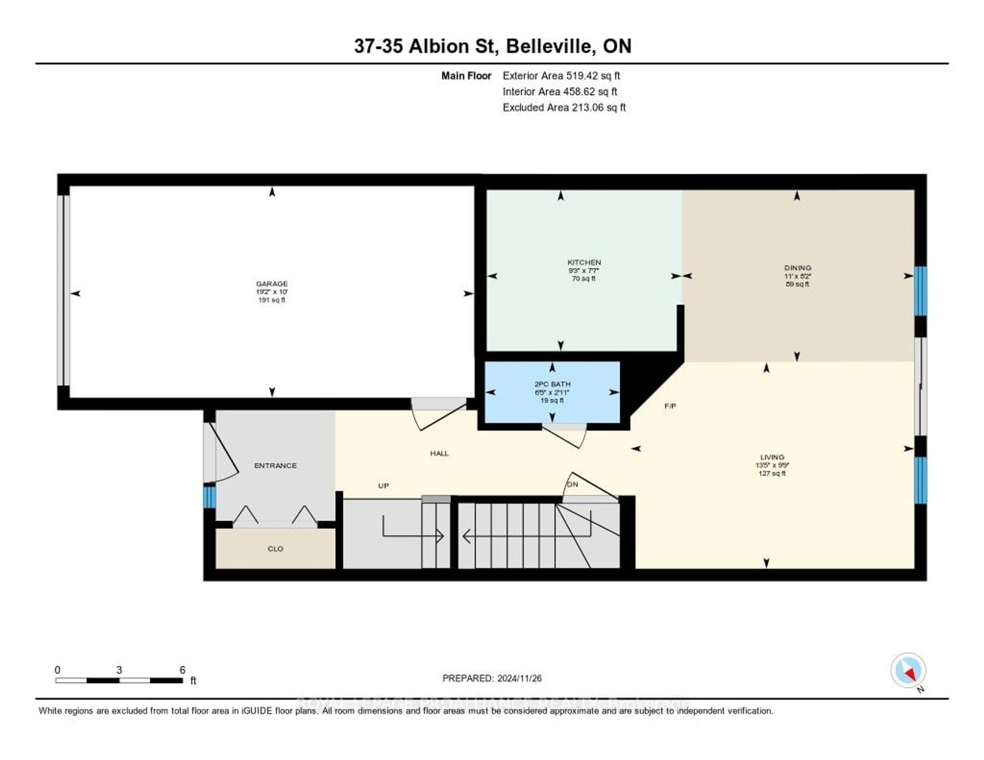 Floor plan for 35 Albion St #37, Belleville Ontario K8N 5Y8