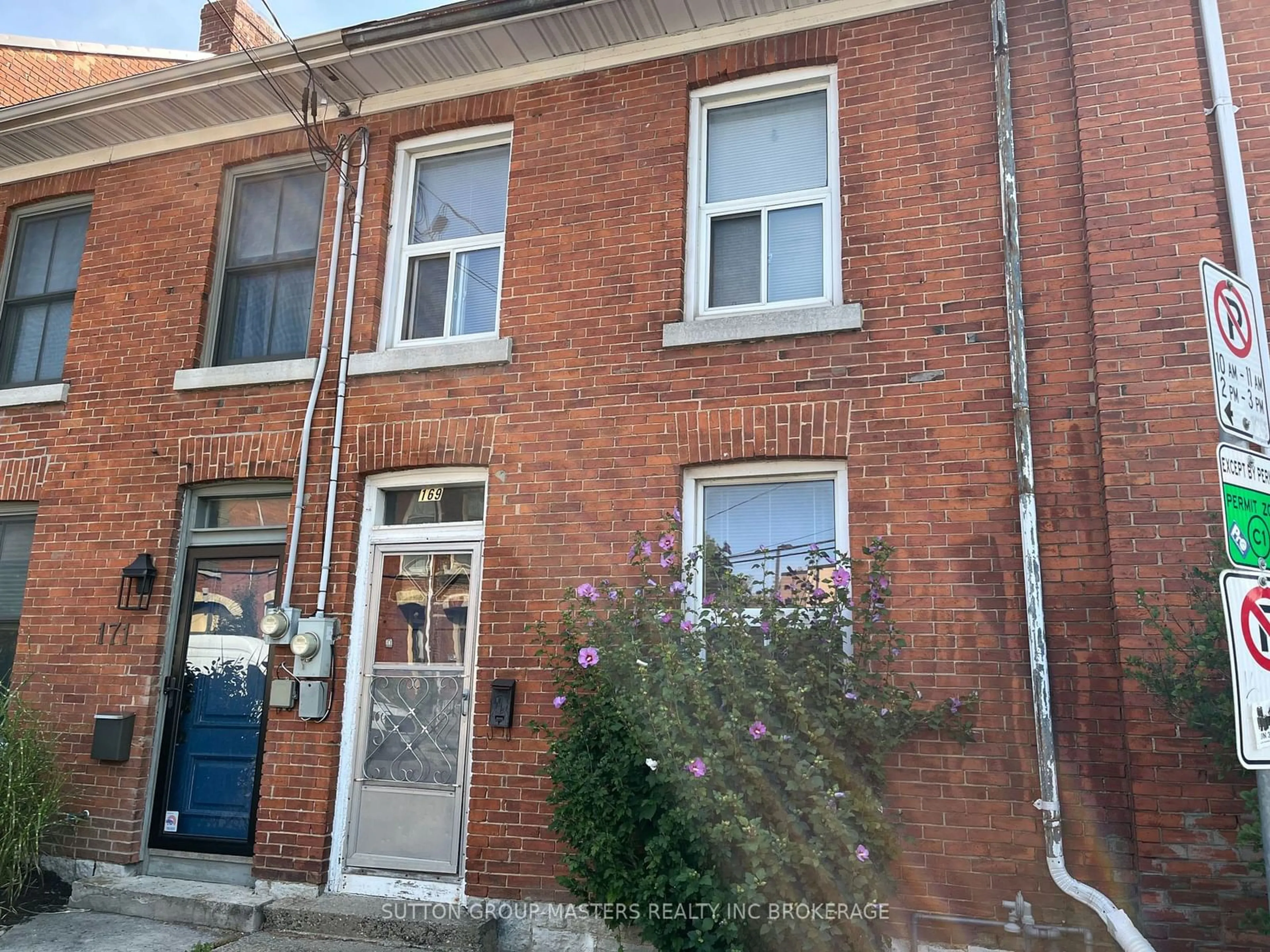 Frontside or backside of a home, the front or back of building for 169 Clergy St, Kingston Ontario K7K 3S6