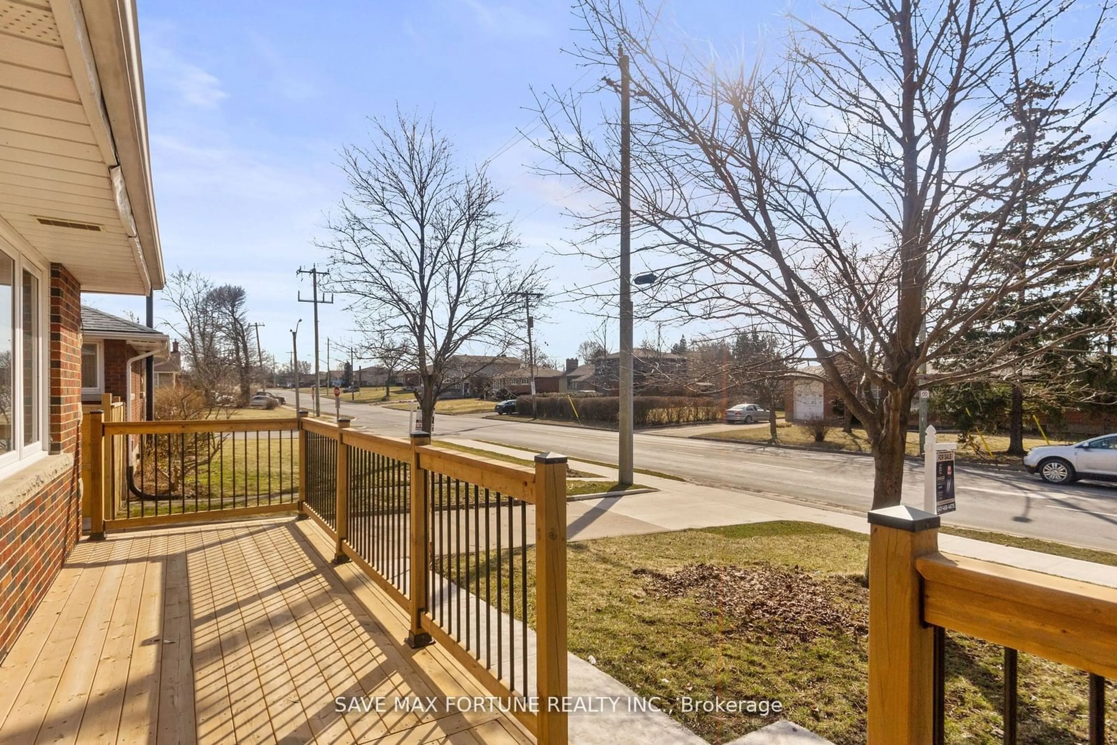 Patio, the fenced backyard for 38 Collier Rd, Thorold Ontario L2V 2X3