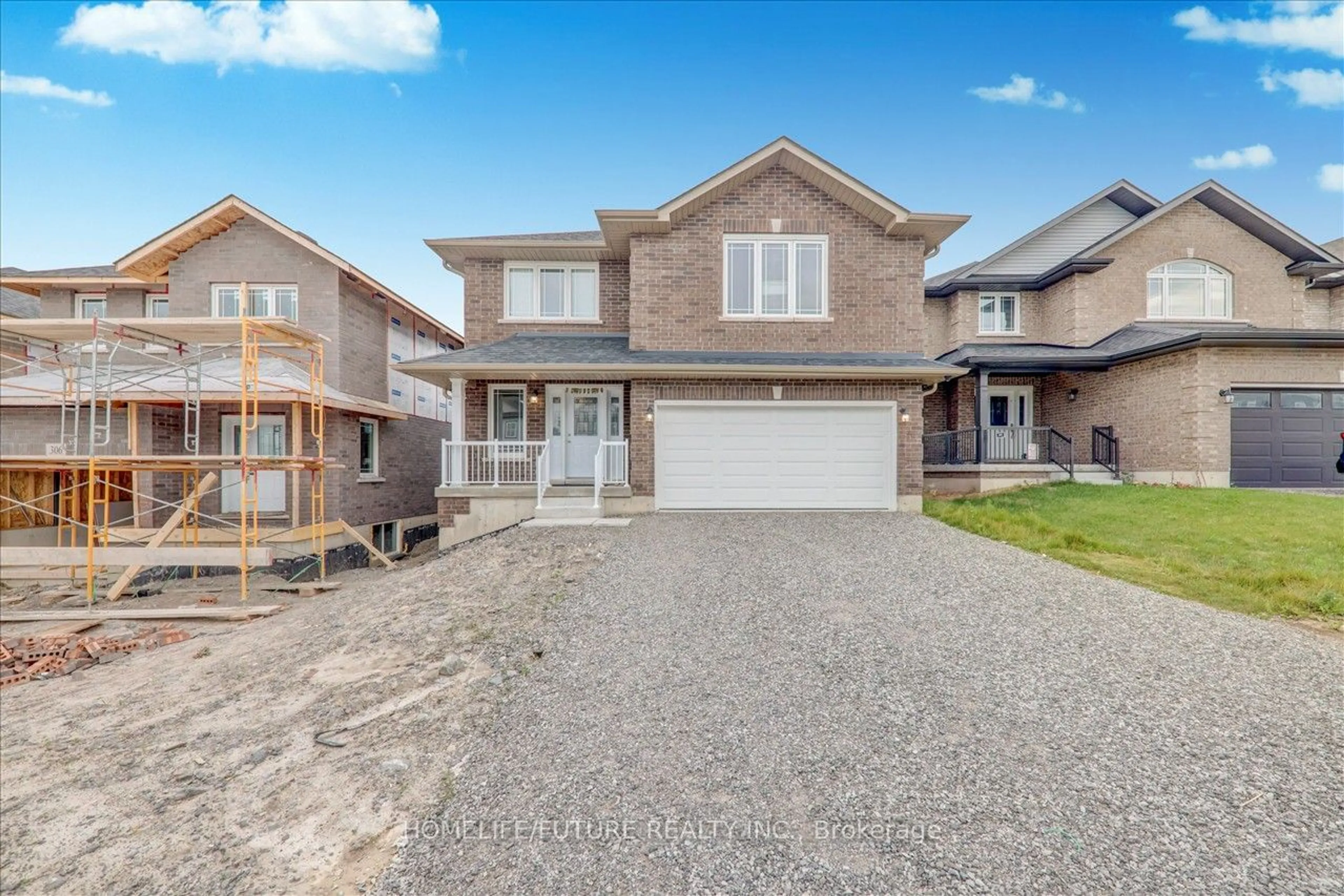 Frontside or backside of a home, the street view for 308 Mullighan Gdns, Peterborough Ontario K9K 0H2