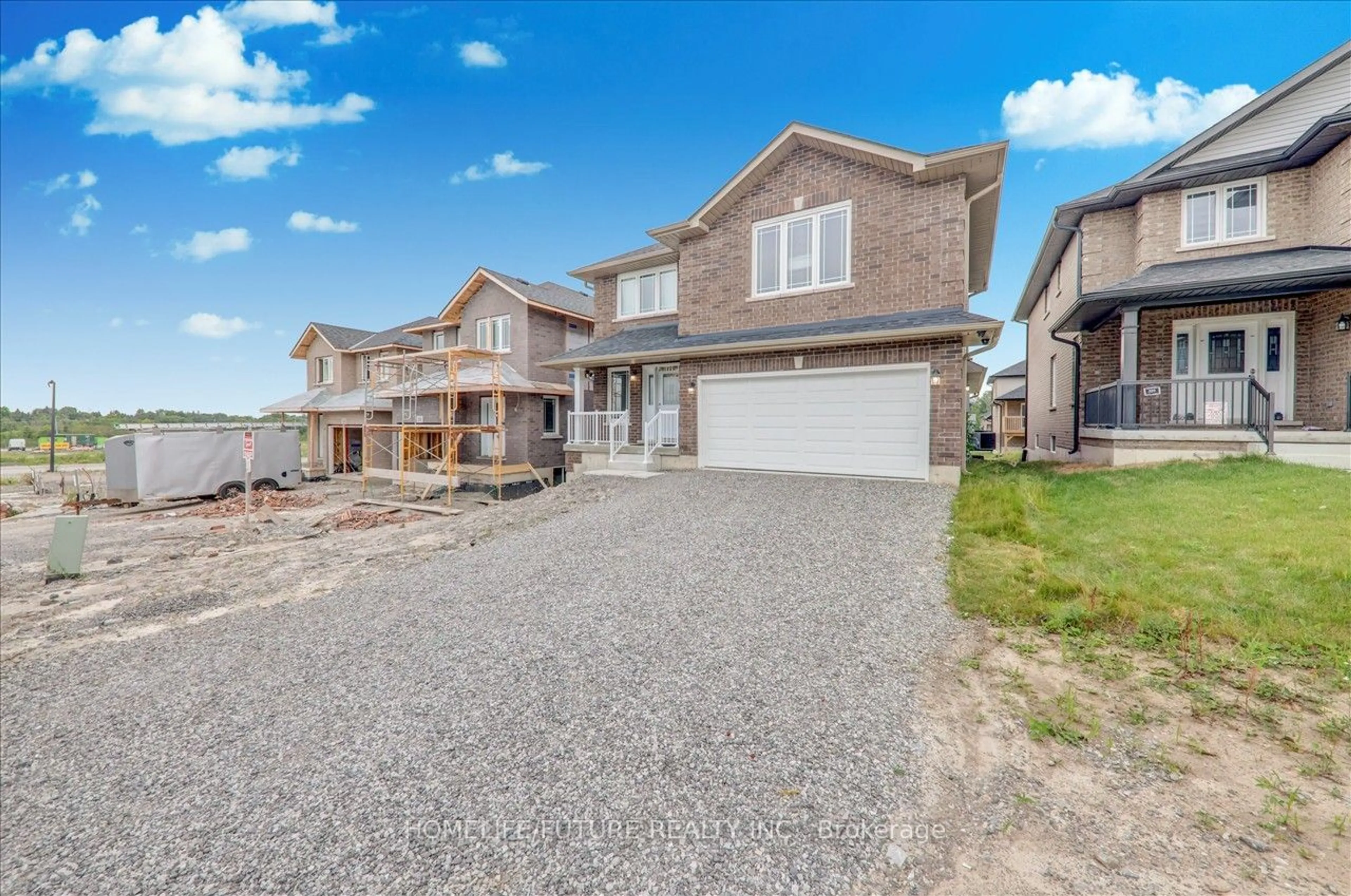 Frontside or backside of a home, the street view for 308 Mullighan Gdns, Peterborough Ontario K9K 0H2