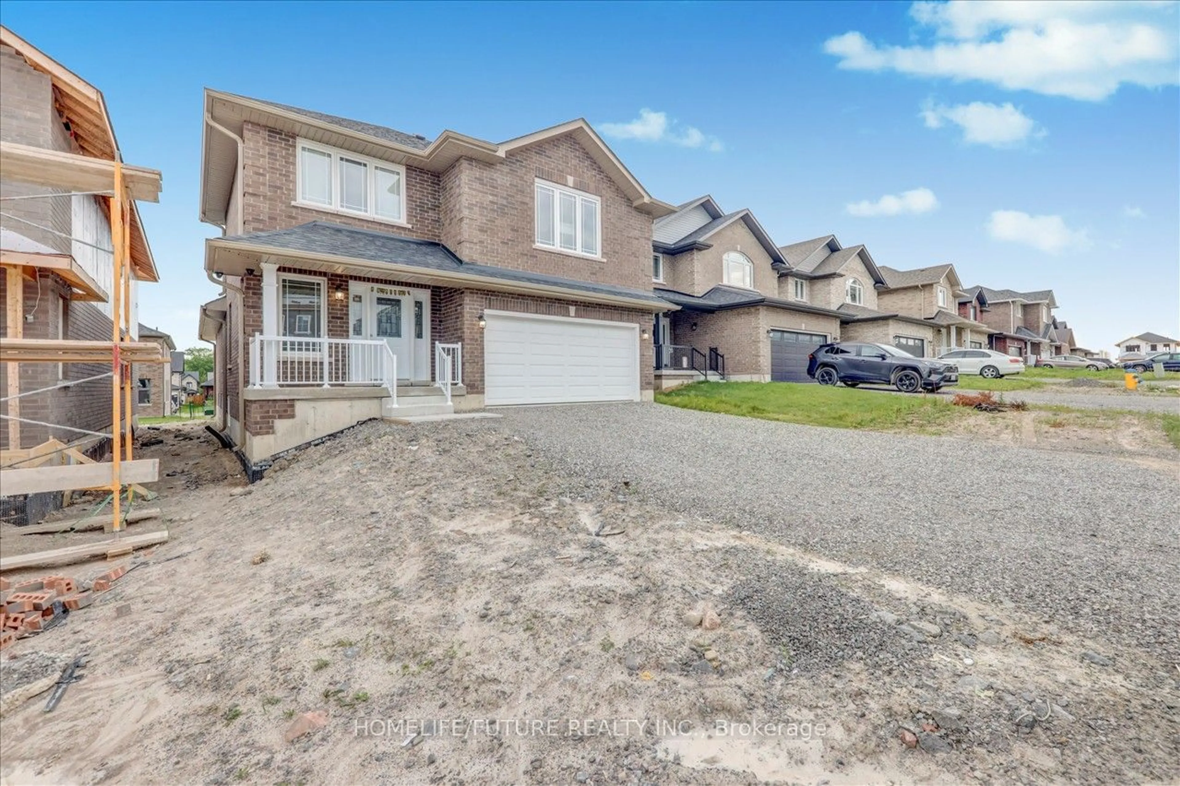 Frontside or backside of a home, the street view for 308 Mullighan Gdns, Peterborough Ontario K9K 0H2