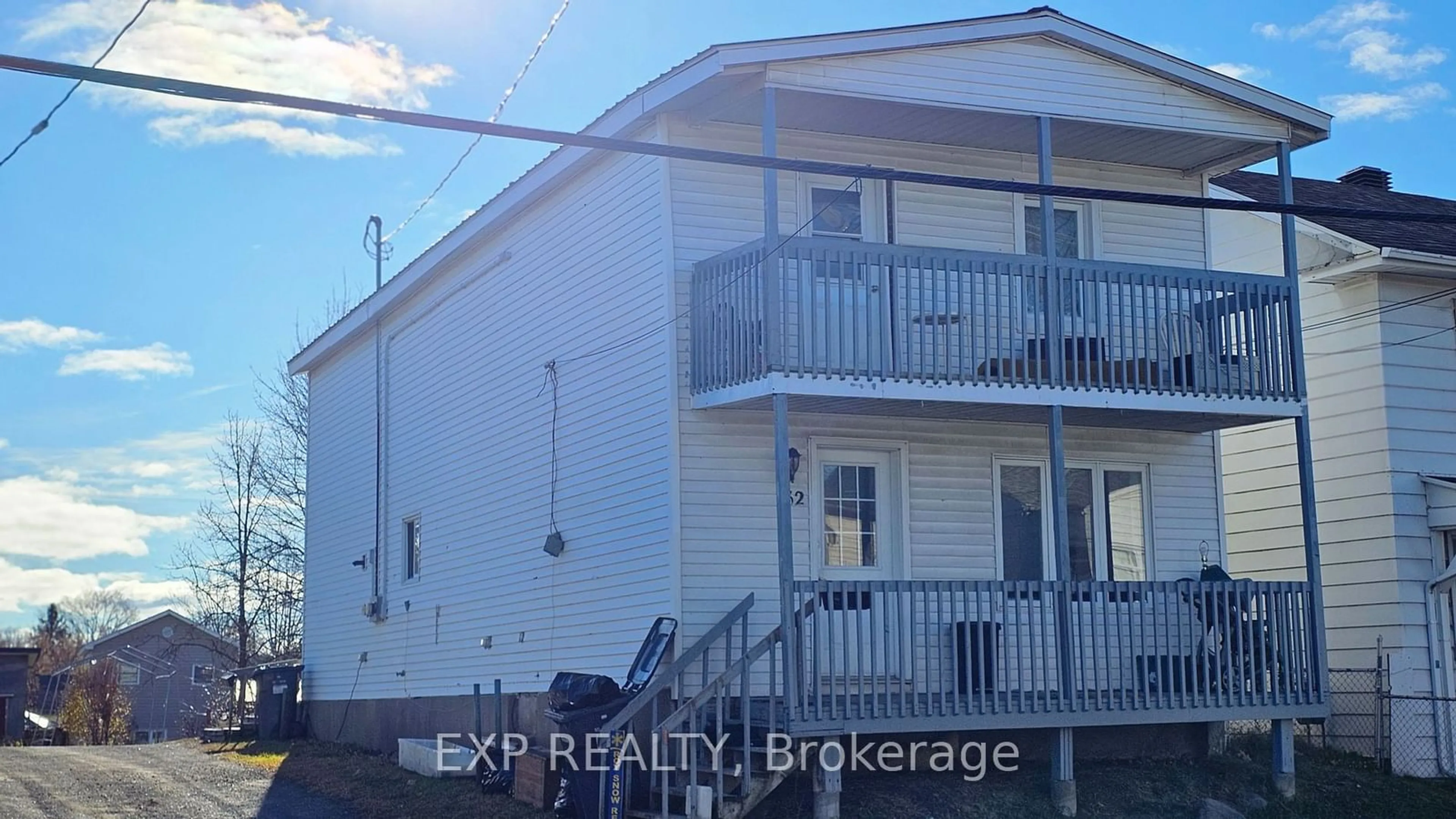 Frontside or backside of a home, the front or back of building for 150-152 Regent St, Hawkesbury Ontario K6A 1E8