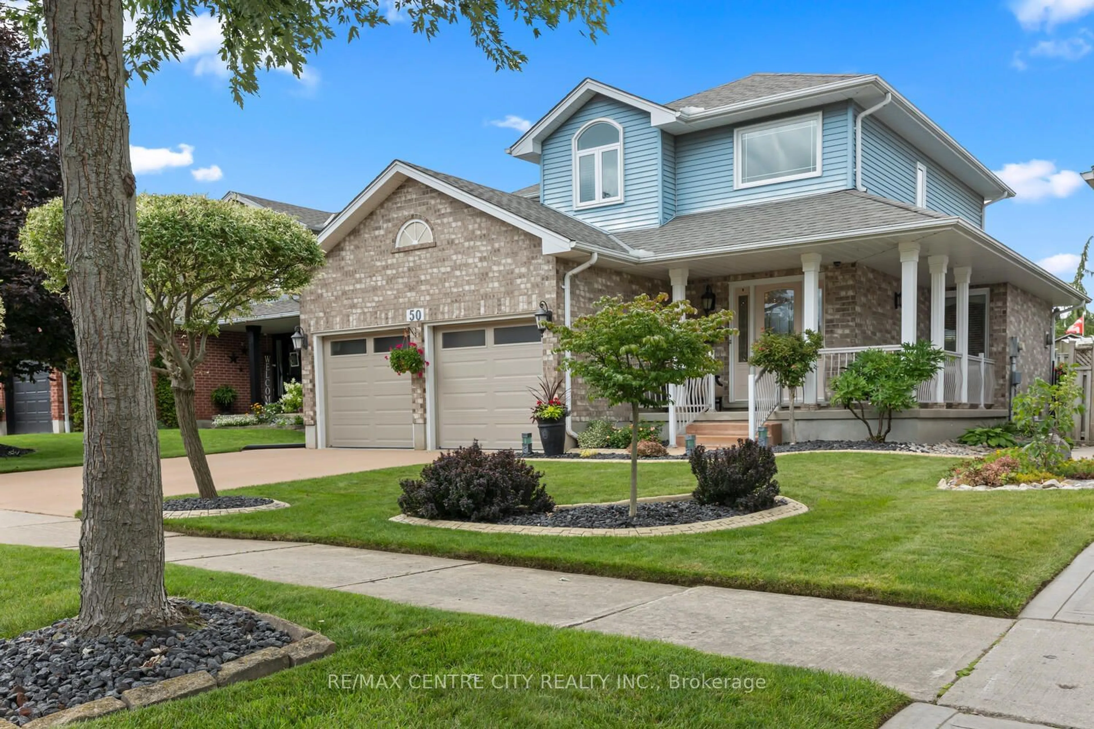 Frontside or backside of a home, the street view for 50 Napoleon Dr, London Ontario N5V 4A8