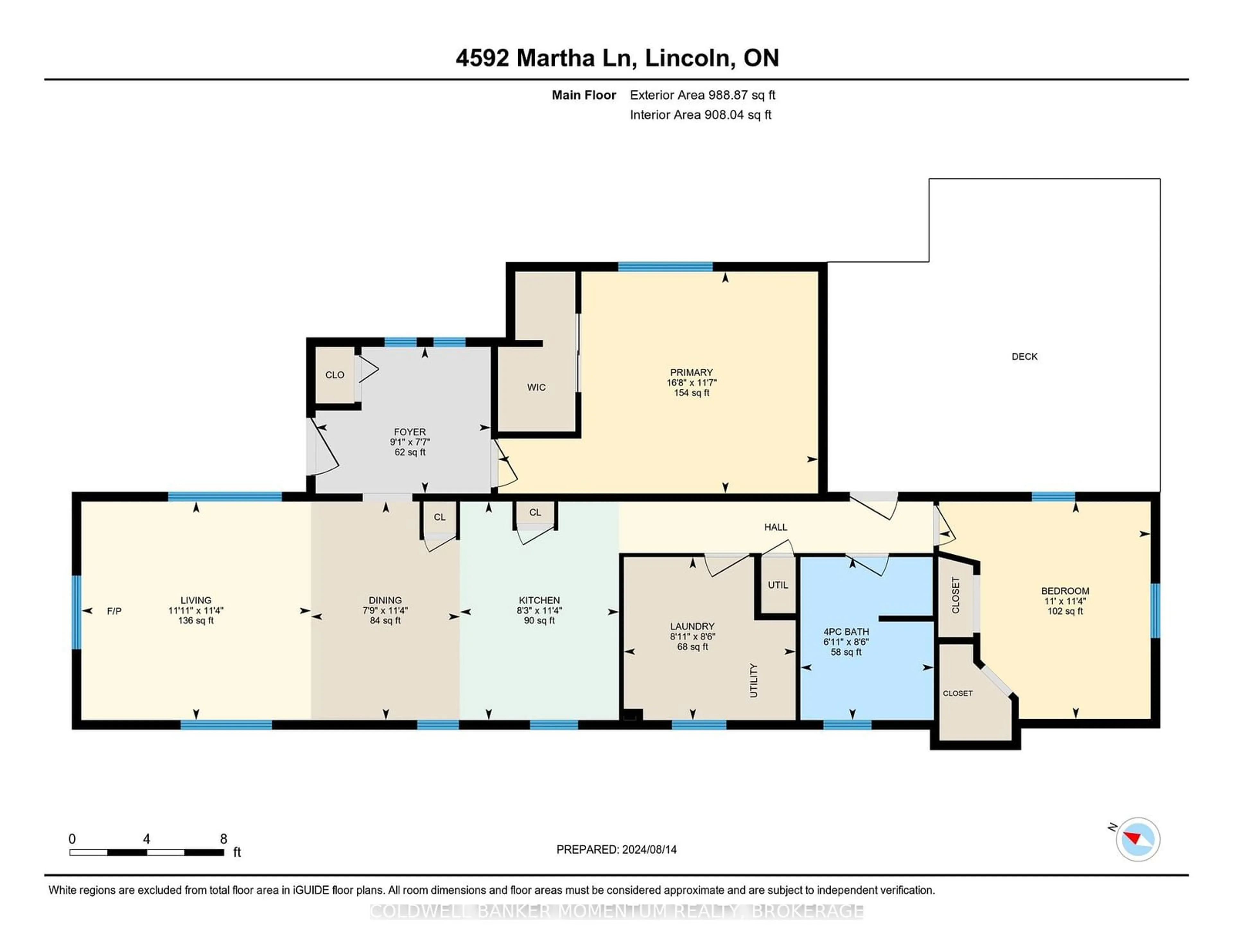 Floor plan for 4592 Martha Lane, Lincoln Ontario L3J 0W1