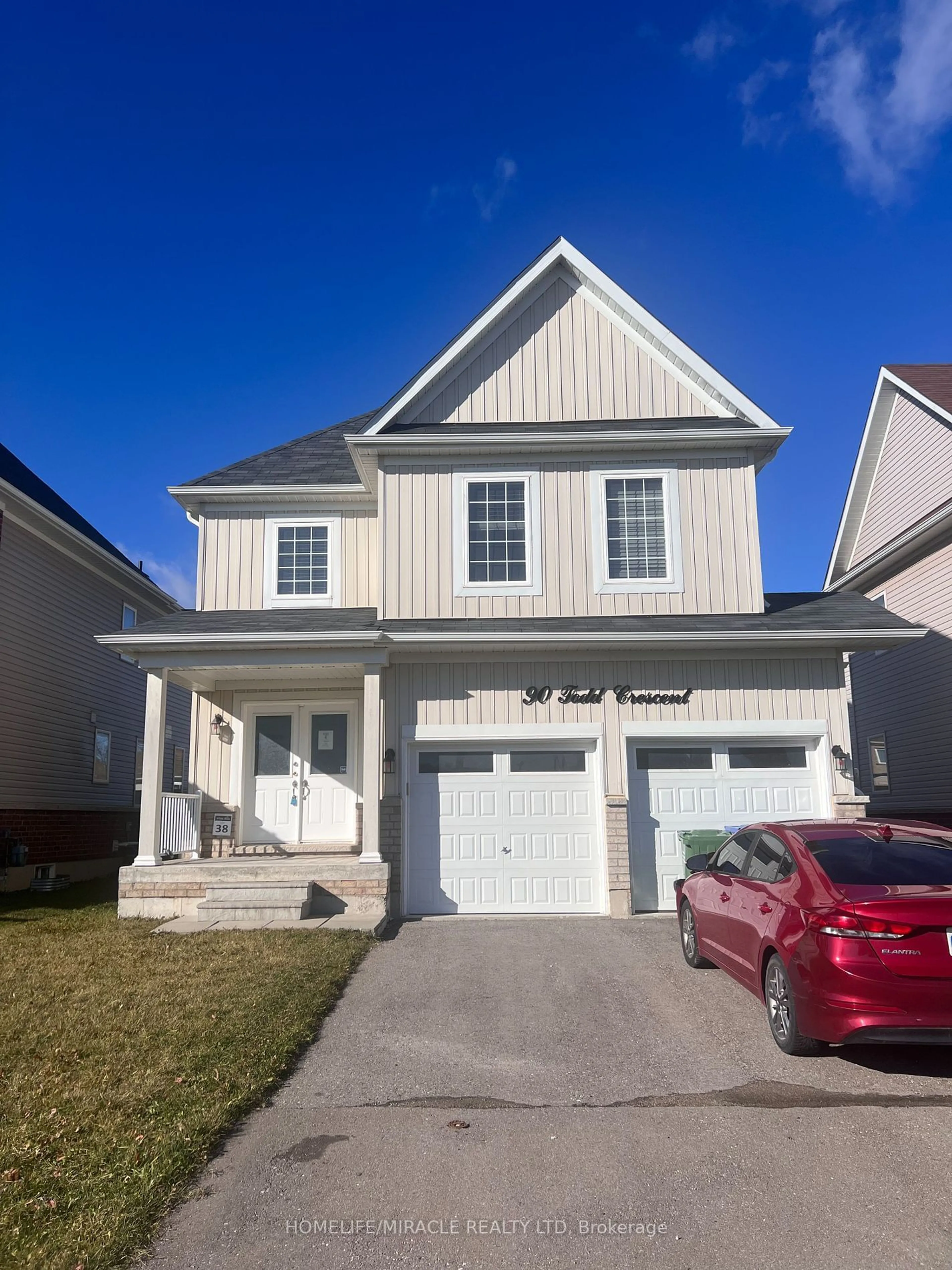 Frontside or backside of a home, the street view for 90 Todd Cres, Southgate Ontario N0C 1B0