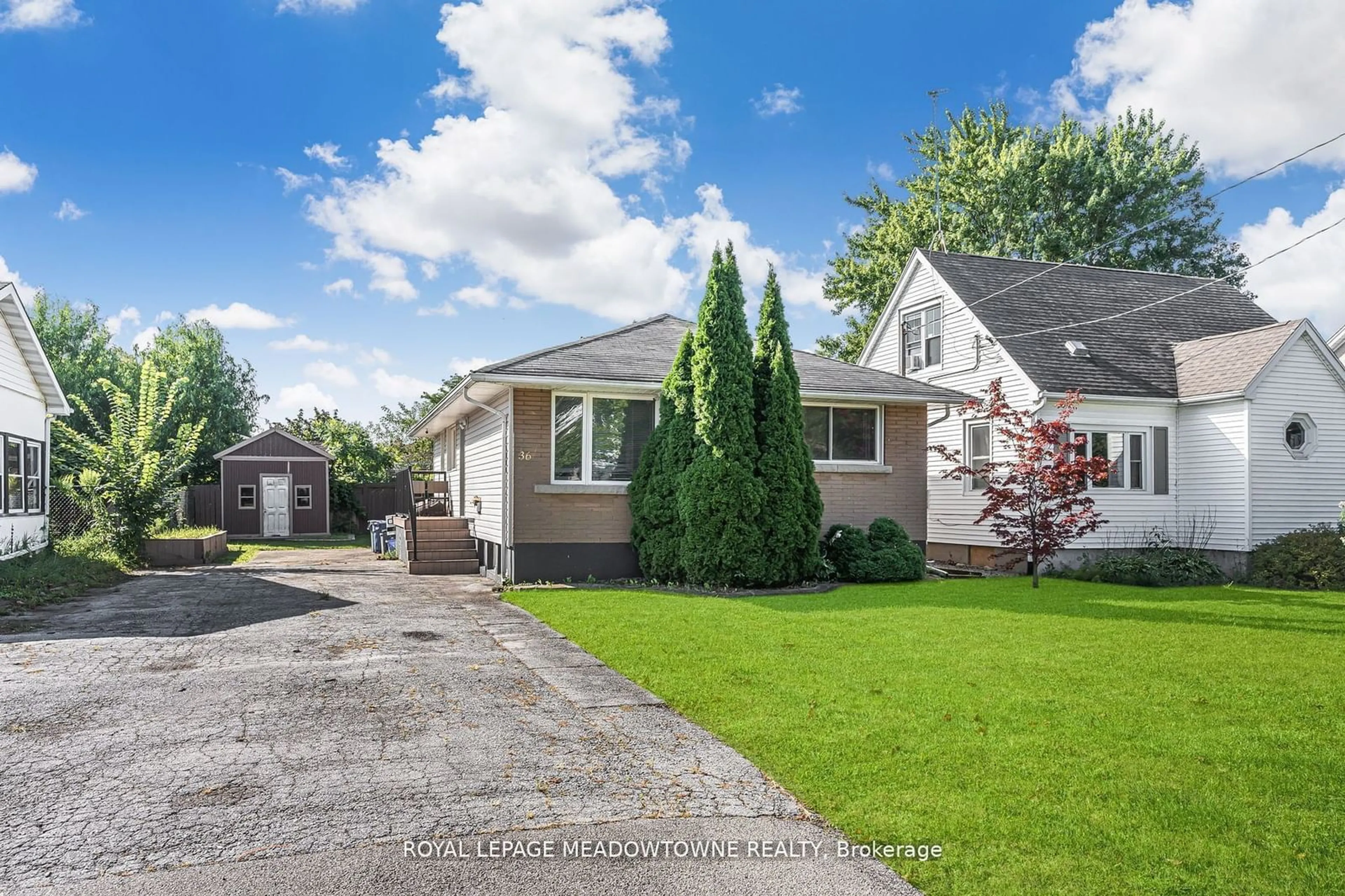 Frontside or backside of a home, cottage for 36 Fawell Ave, St. Catharines Ontario L2S 2V6