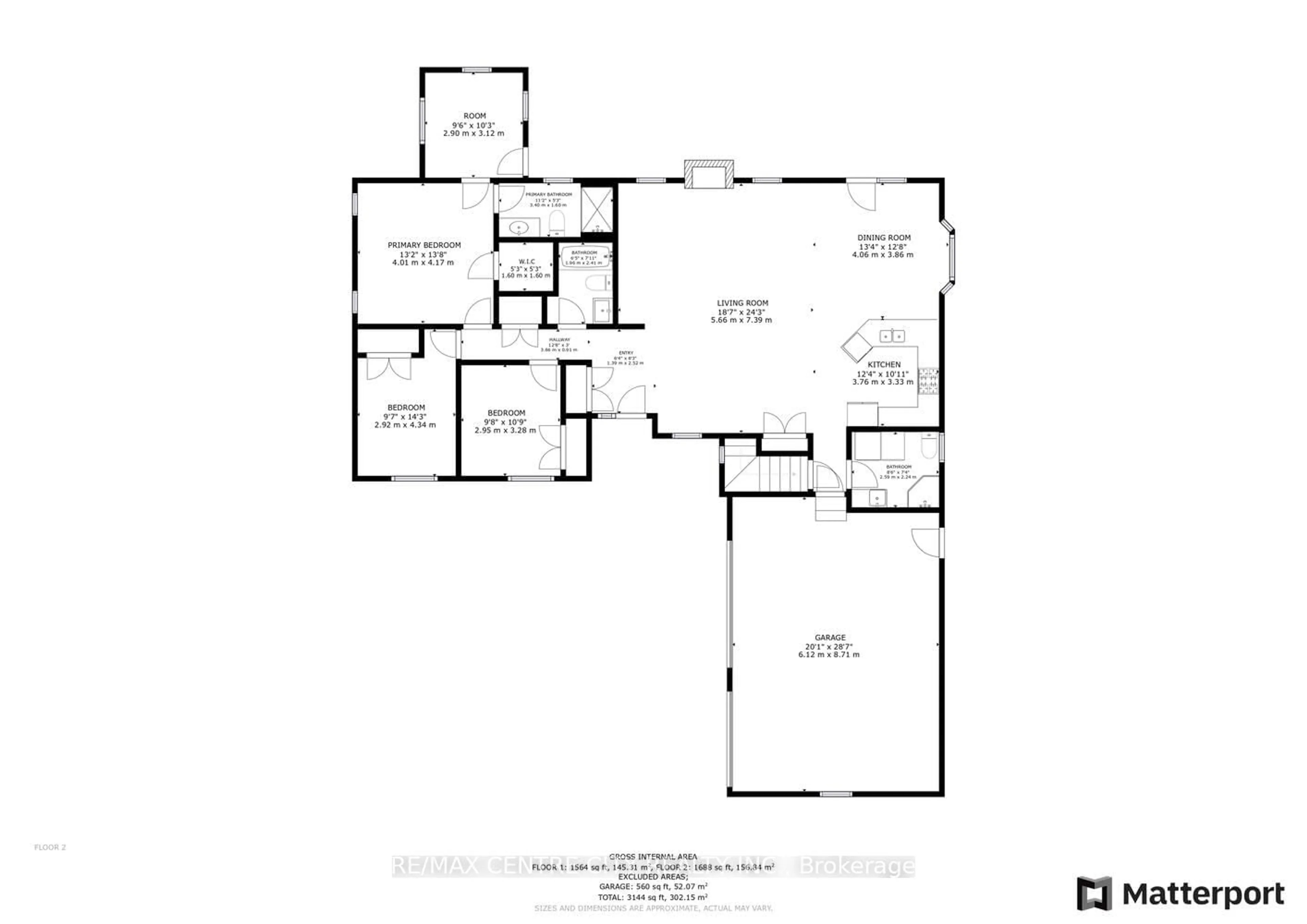 Floor plan for 10 Hillview Dr, Thames Centre Ontario N0L 1V0