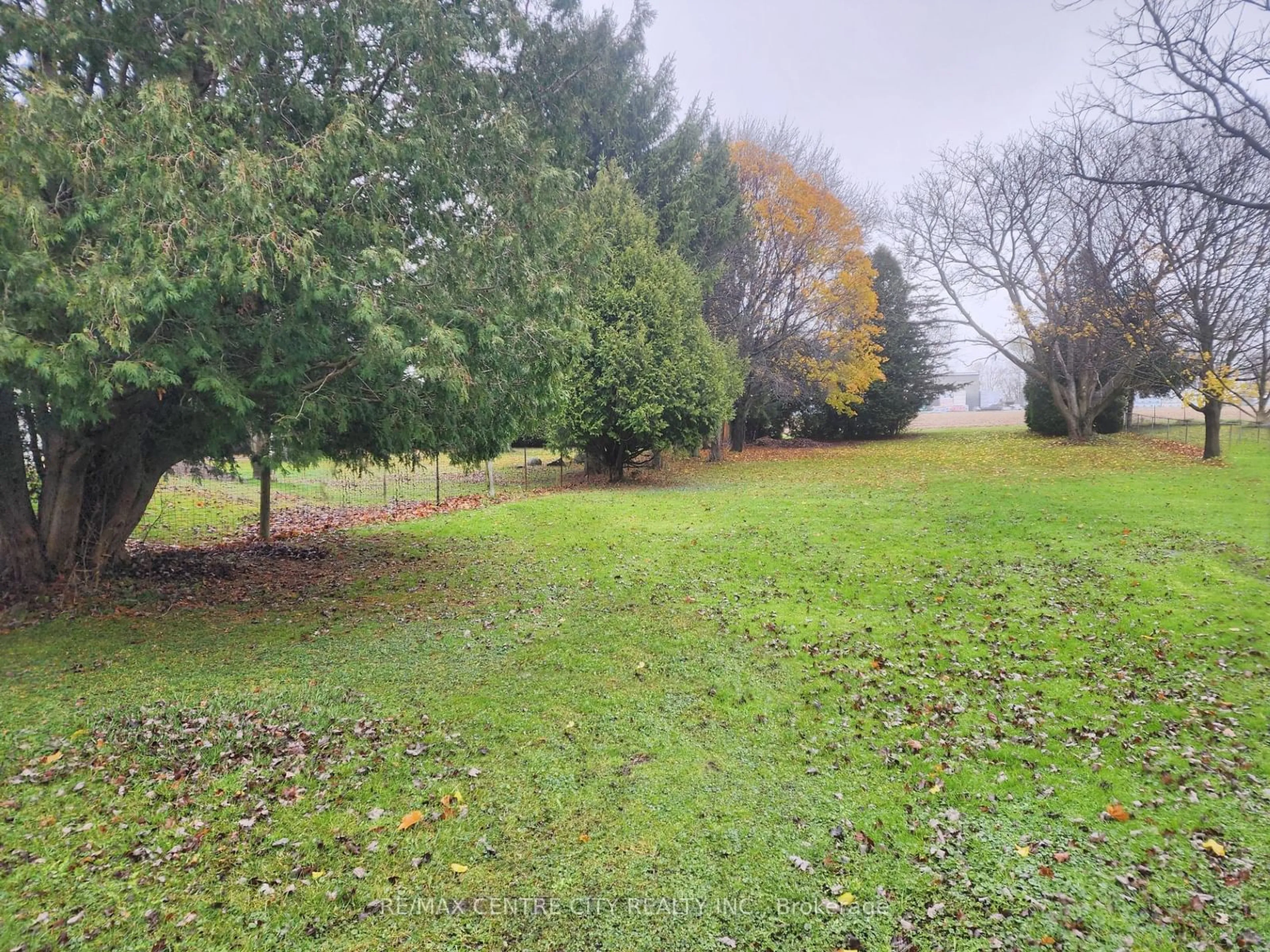 Patio, the fenced backyard for 303 RIDOUT St, West Elgin Ontario N0L 2C0