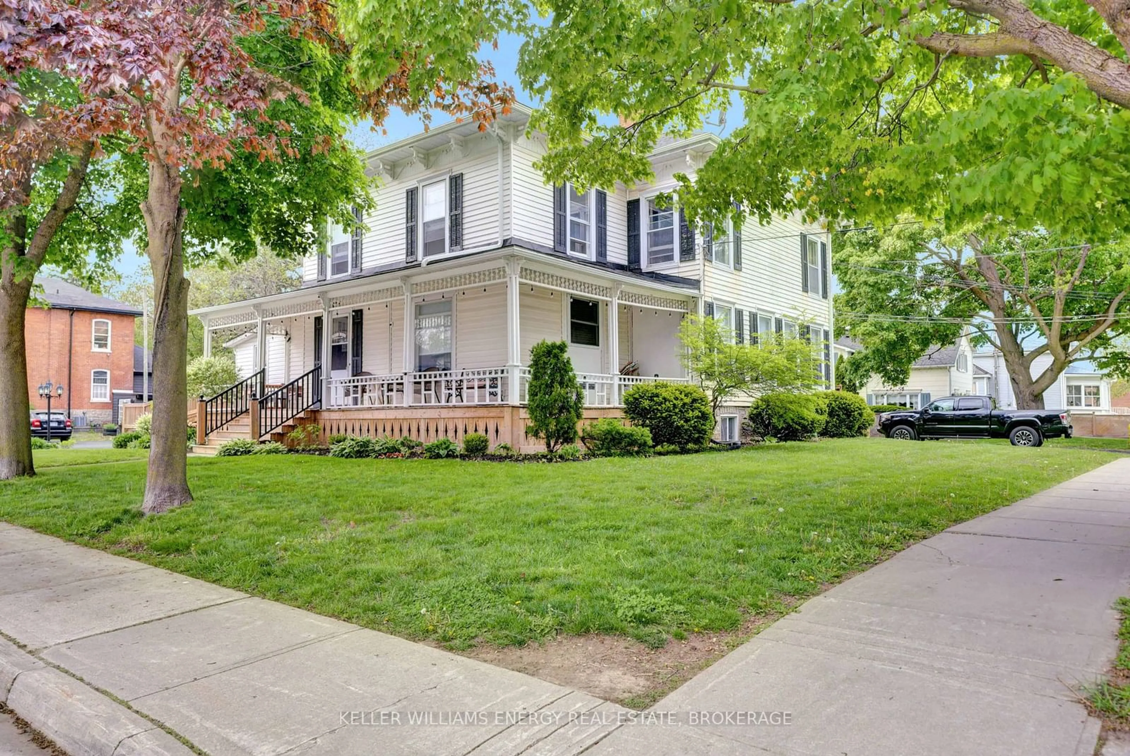 Frontside or backside of a home, the street view for 71 Queen St, Prince Edward County Ontario K0K 2T0