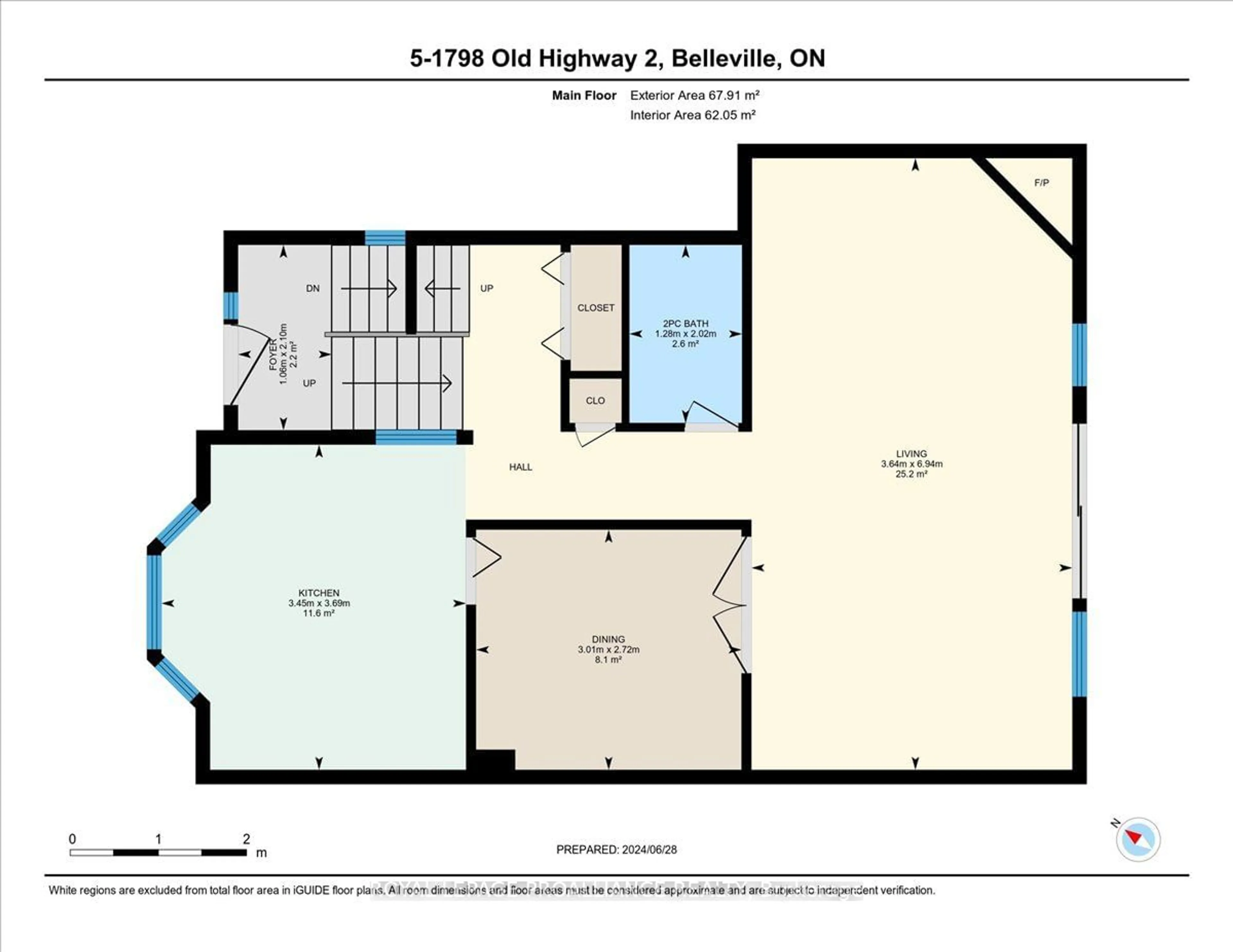 Floor plan for 1798 Old Highway 2 #5, Quinte West Ontario K8N 4Z2