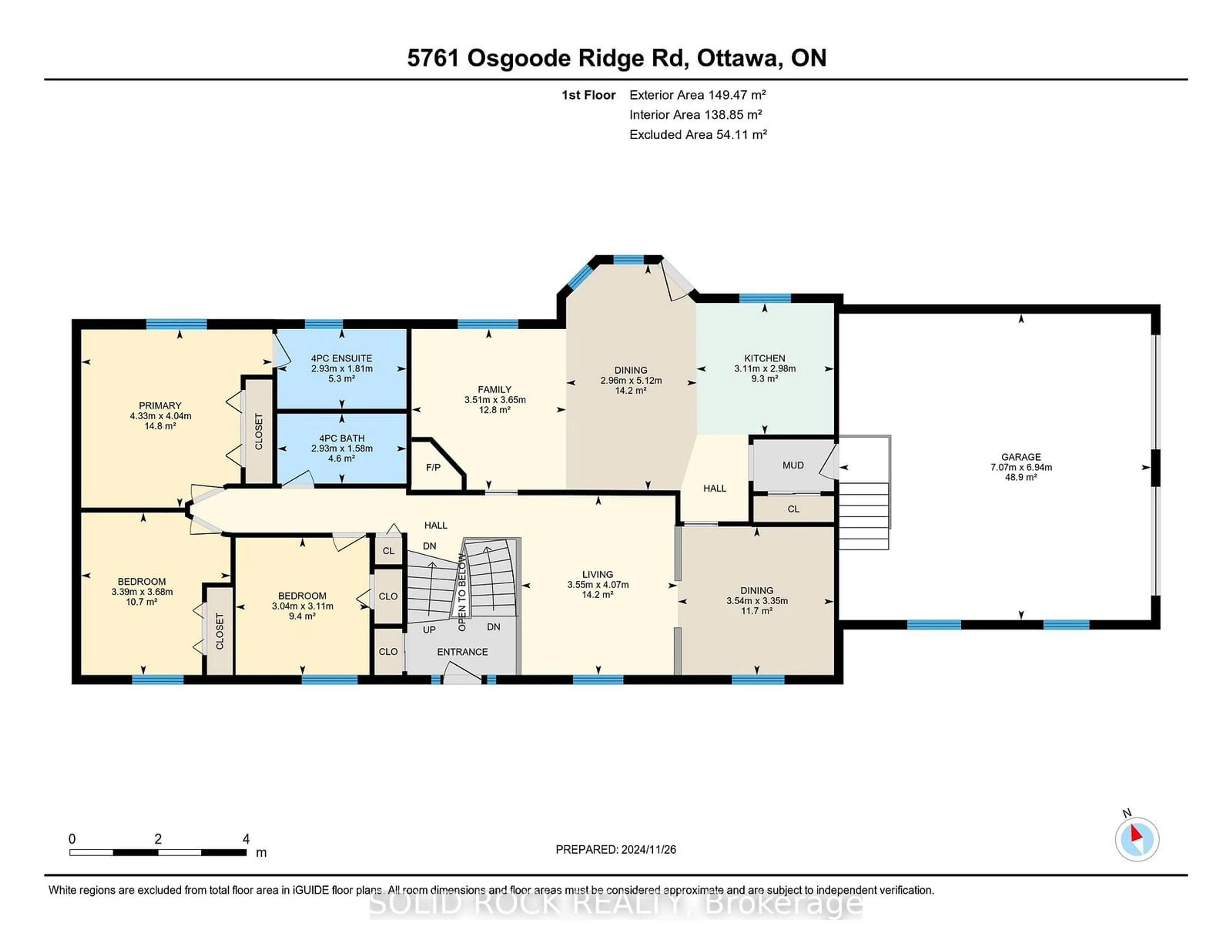 Floor plan for 5761 Osgoode Ridge Rd, Greely - Metcalfe - Osgoode - Vernon and Area Ontario K0A 2W0