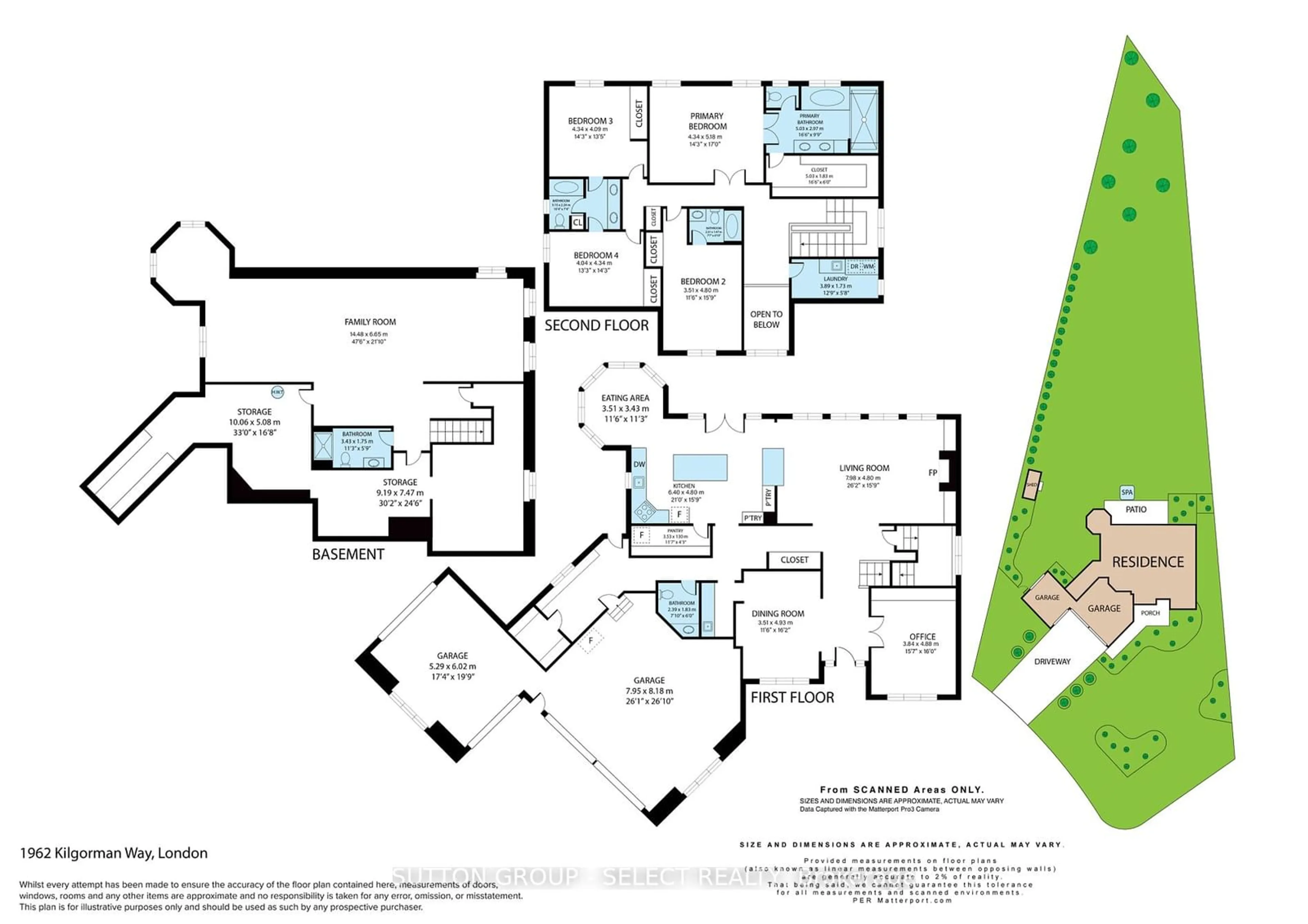 Floor plan for 1962 Kilgorman Way, London Ontario N6K 0G6