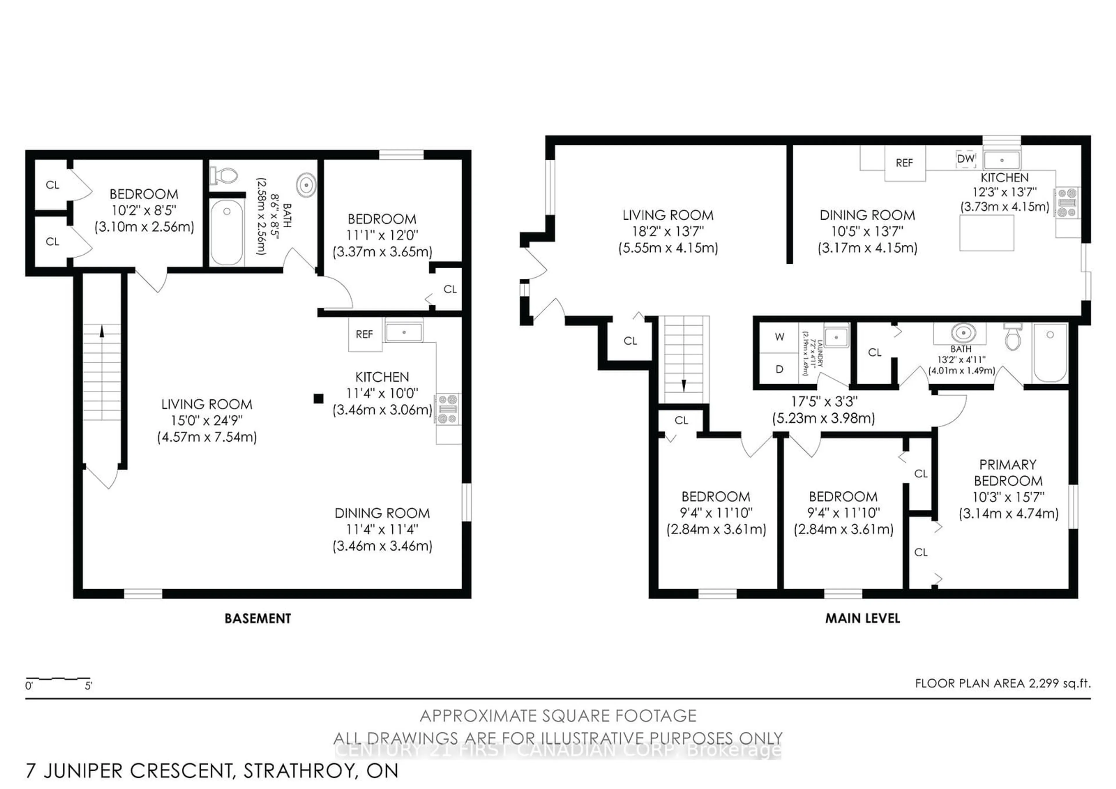 Floor plan for 7 Juniper Cres, Strathroy-Caradoc Ontario N7G 4C1