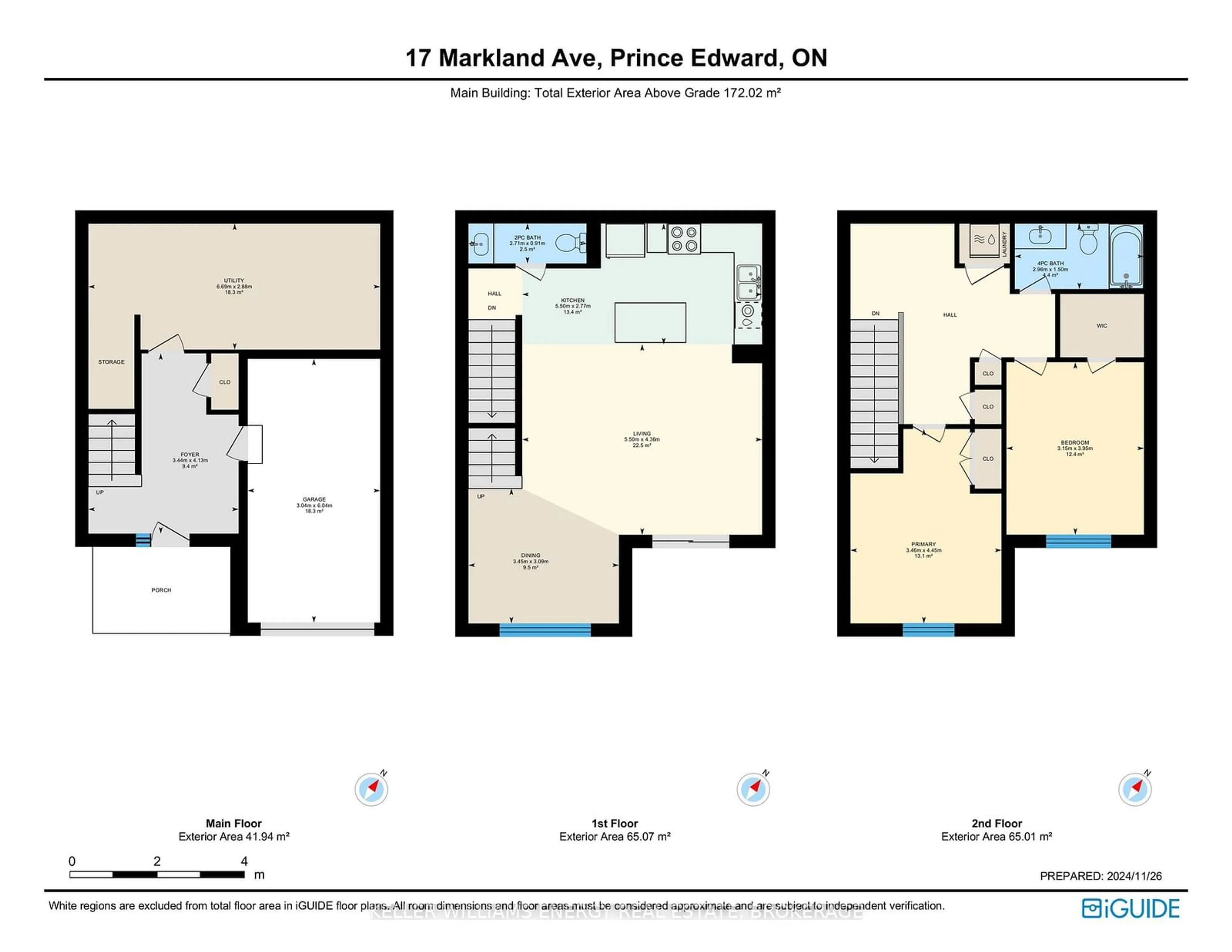 Floor plan for 17 Markland Ave, Prince Edward County Ontario K0K 2T0