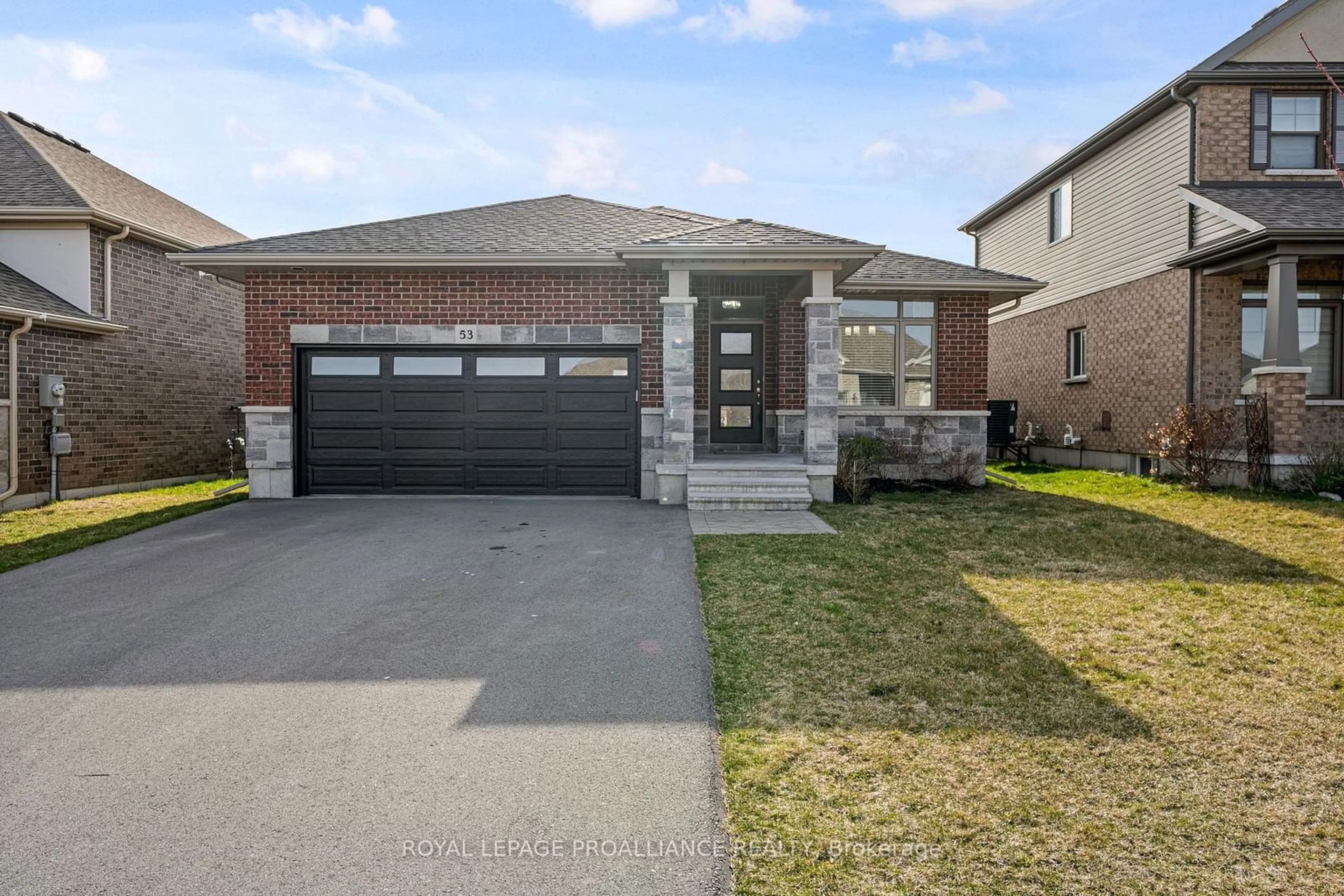 Frontside or backside of a home, the street view for 53 STONECREST Blvd, Quinte West Ontario K8R 0A5