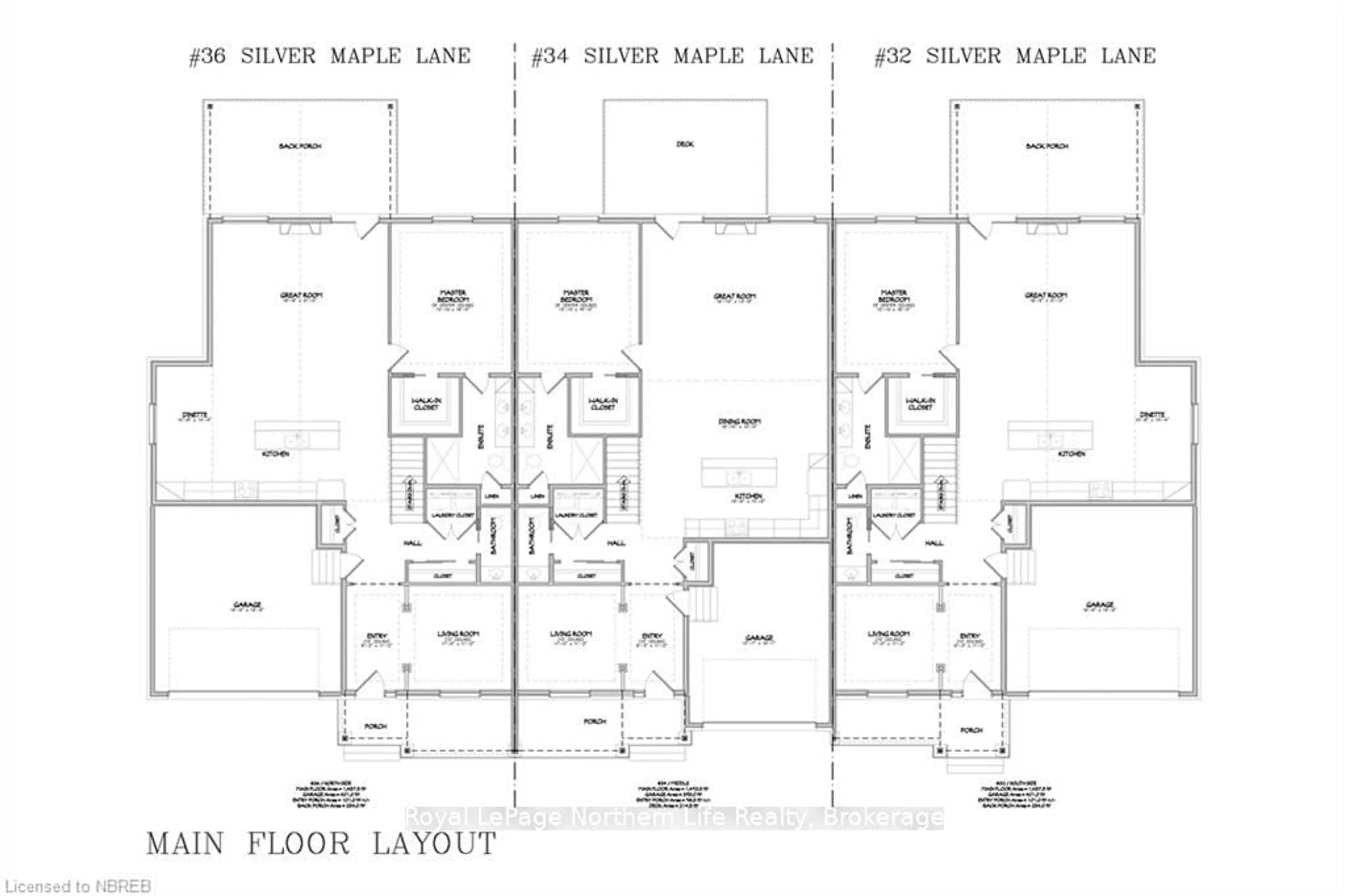 Floor plan for 34 SILVER MAPLE Lane, North Bay Ontario P1C 0B5