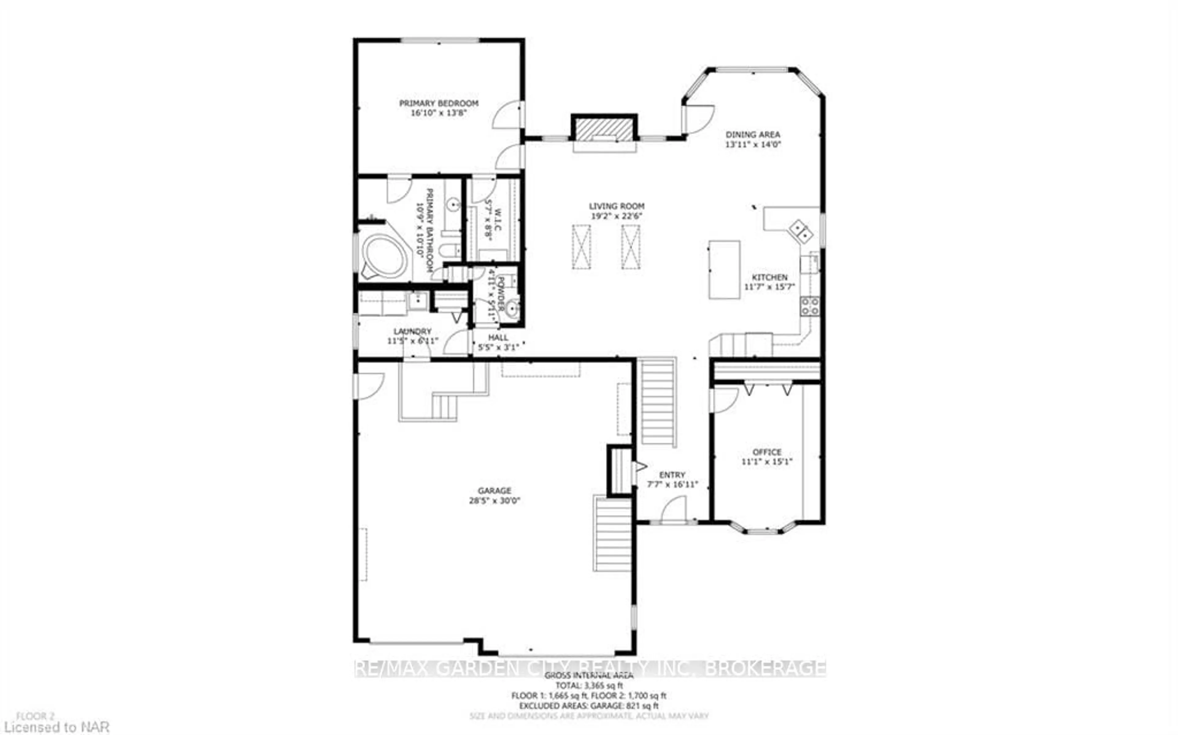 Floor plan for 100 THOROLD Rd, Welland Ontario L3C 7A6