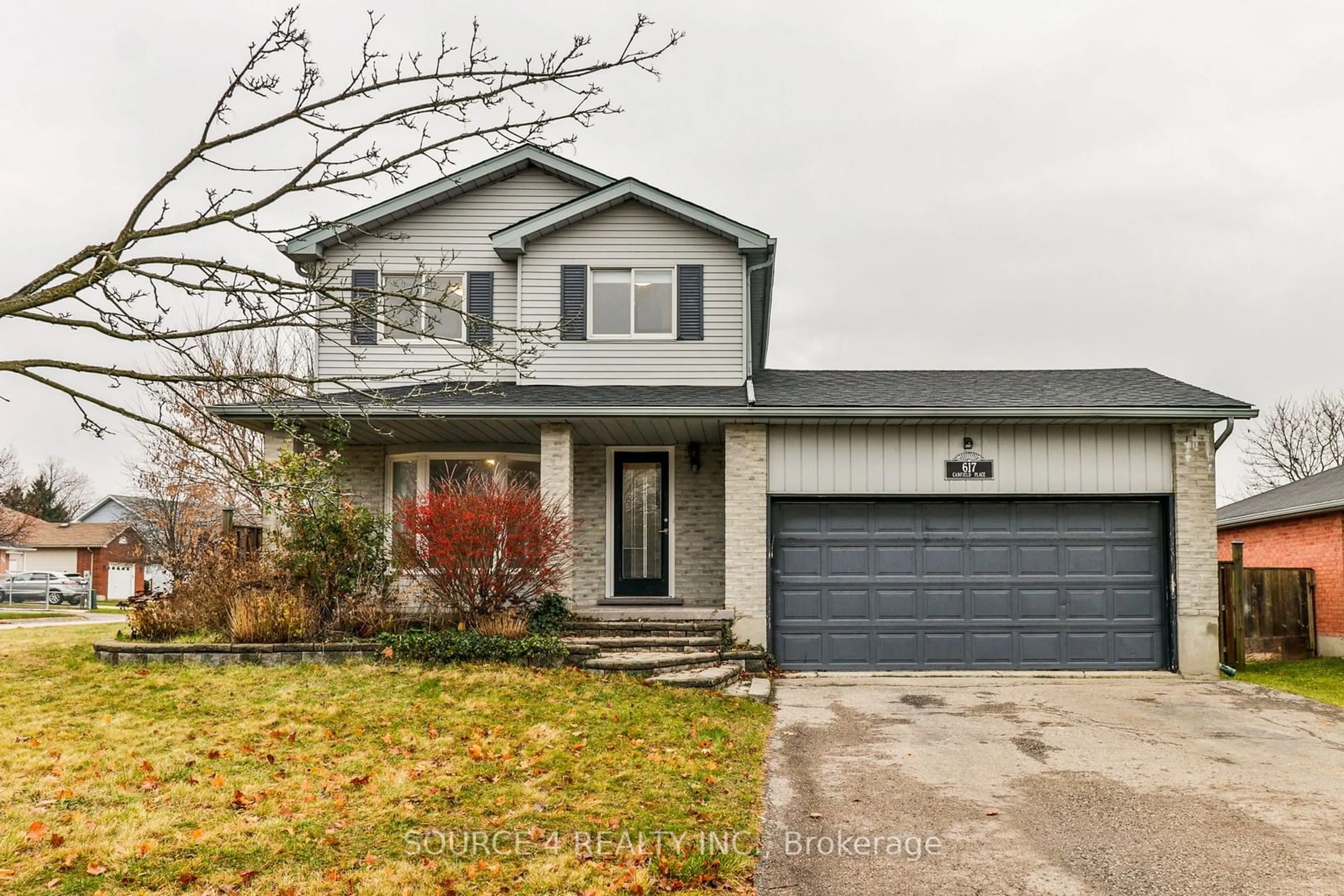 Frontside or backside of a home, the street view for 617 Canfield Pl, Shelburne Ontario L9V 3A5