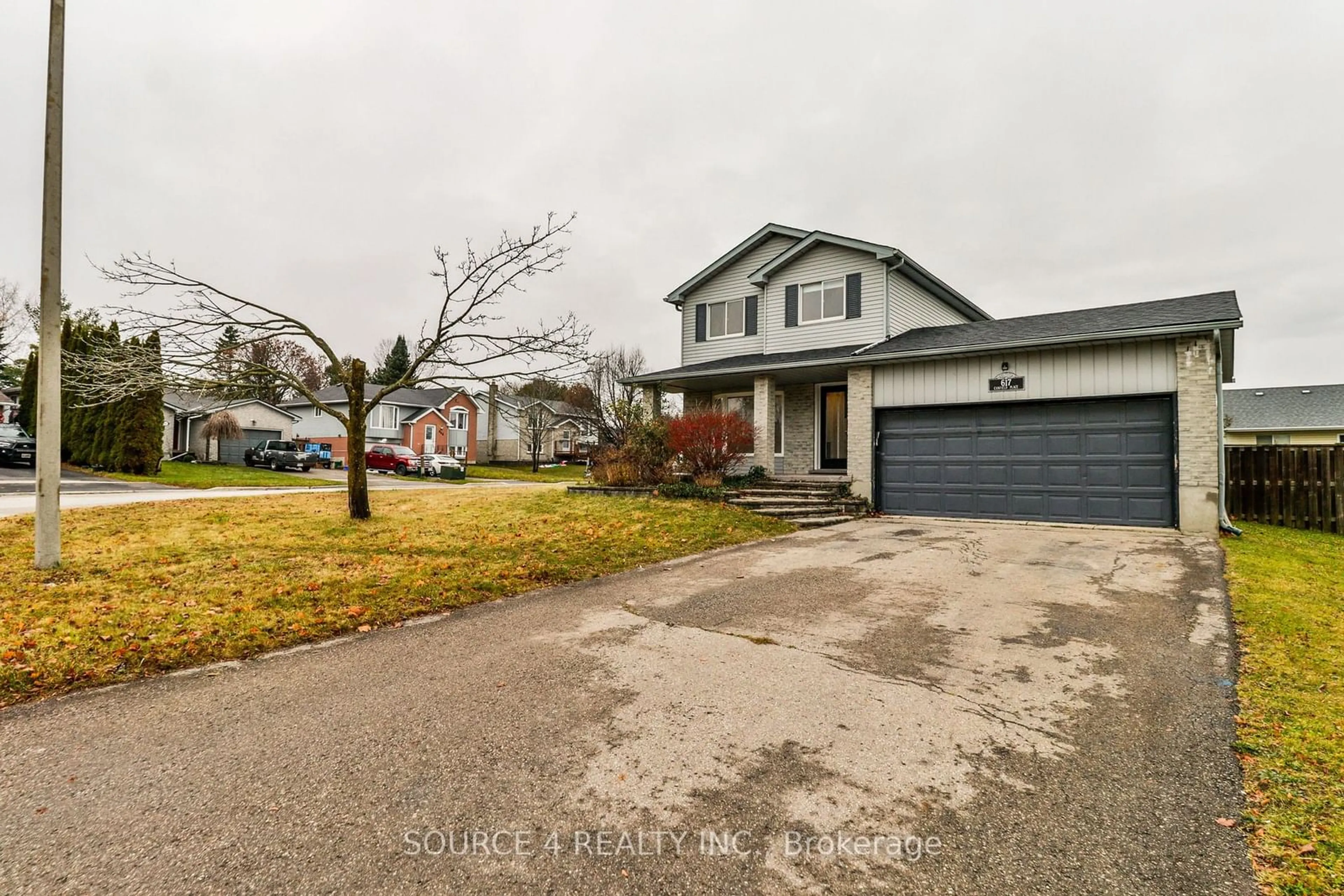 Frontside or backside of a home, the street view for 617 Canfield Pl, Shelburne Ontario L9V 3A5