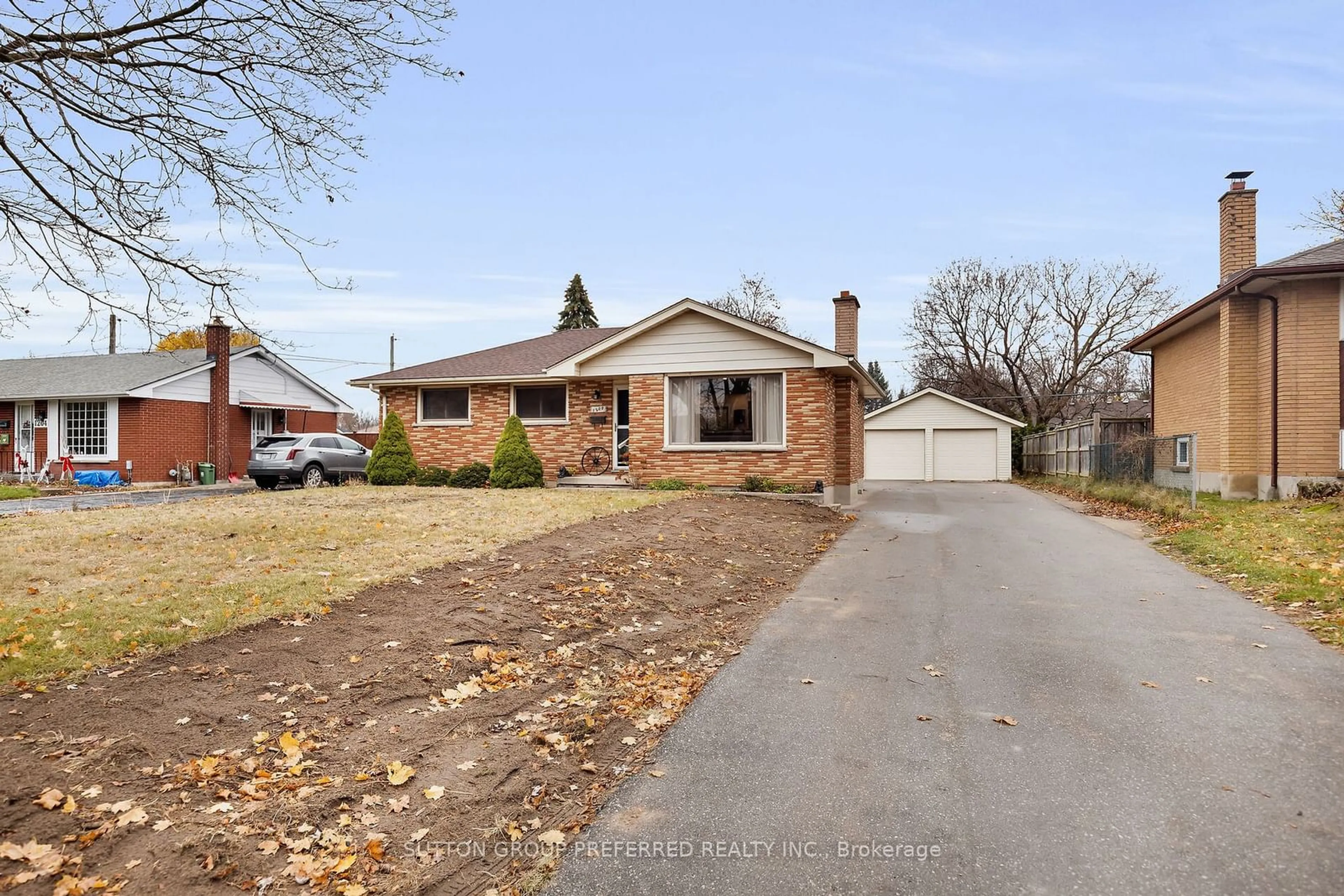 Frontside or backside of a home, the street view for 1200 Lancaster St, London Ontario N5V 2L5