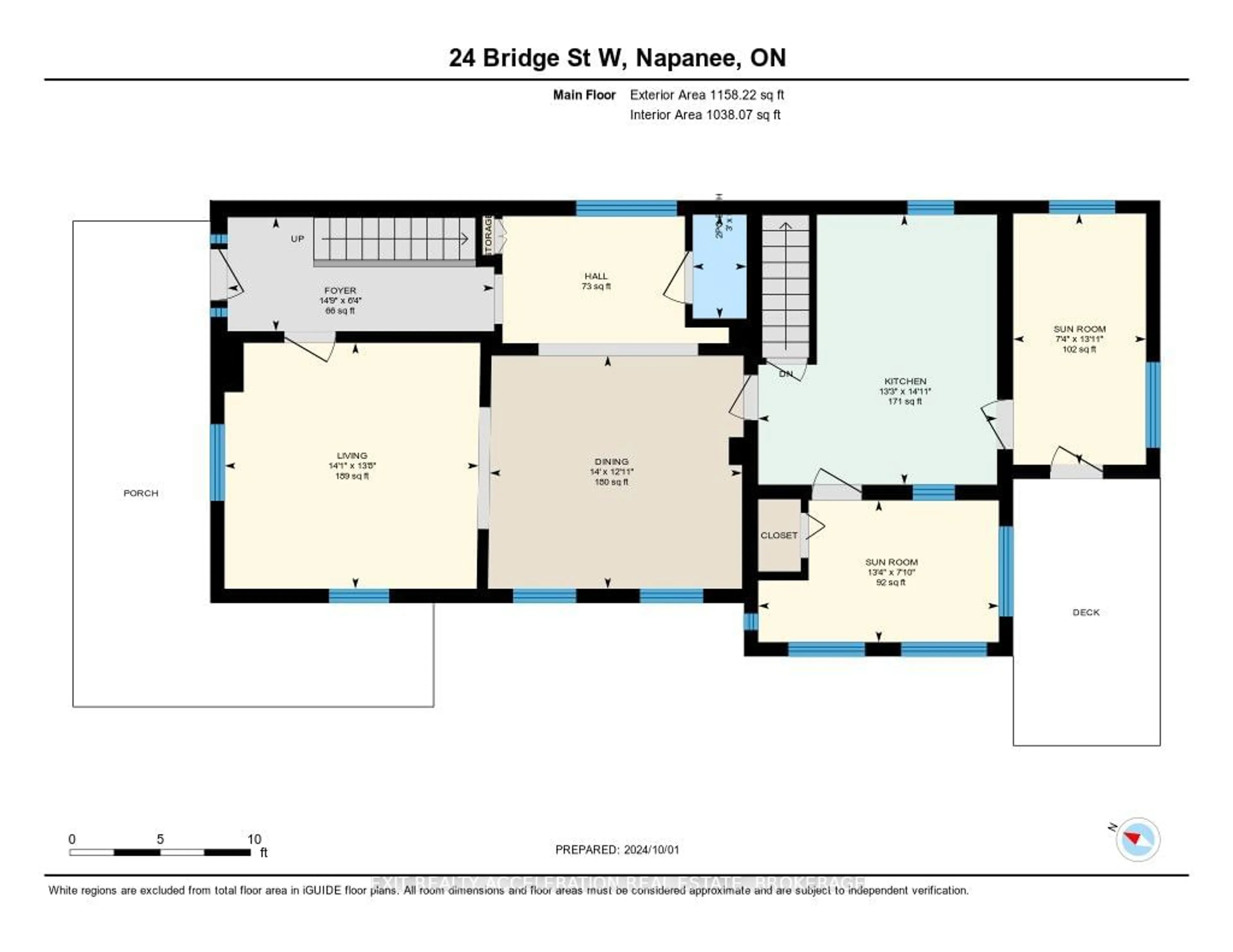 Floor plan for 24 Bridge St, Greater Napanee Ontario K7R 2C3