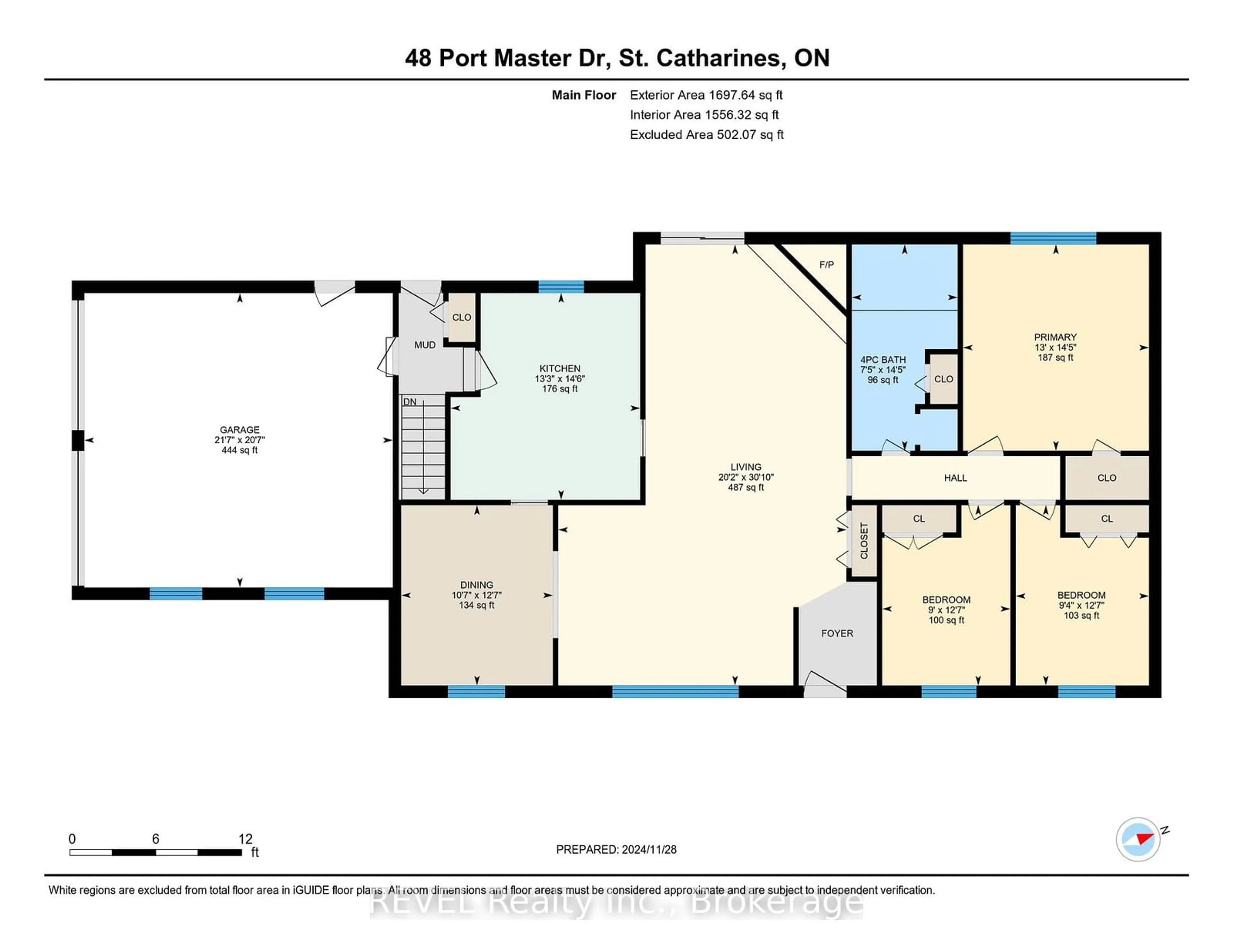 Floor plan for 48 Port Master Dr, St. Catharines Ontario L2N 7H7