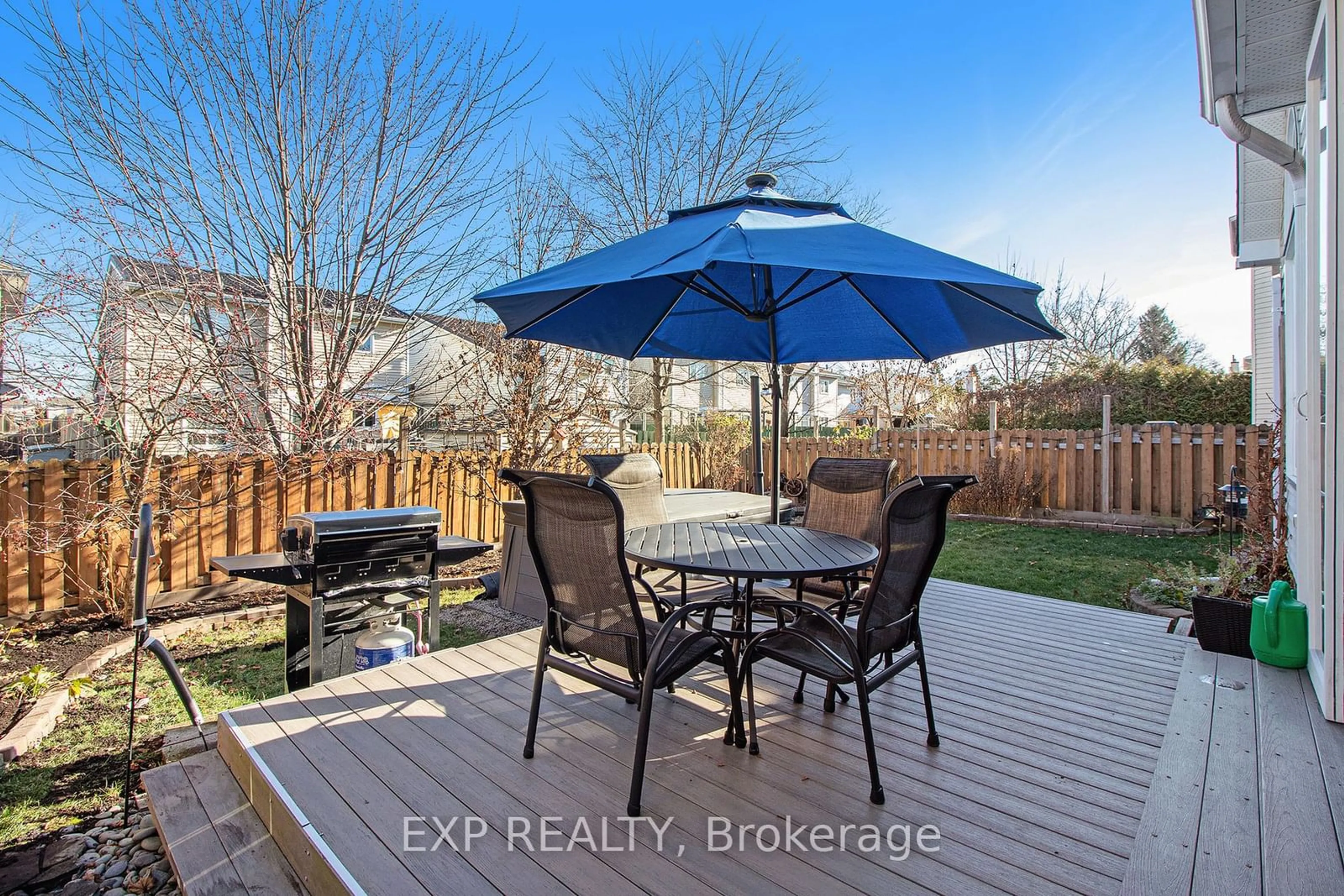 Patio, the fenced backyard for 1889 Des Epinettes Ave, Orleans - Convent Glen and Area Ontario K1C 6P2