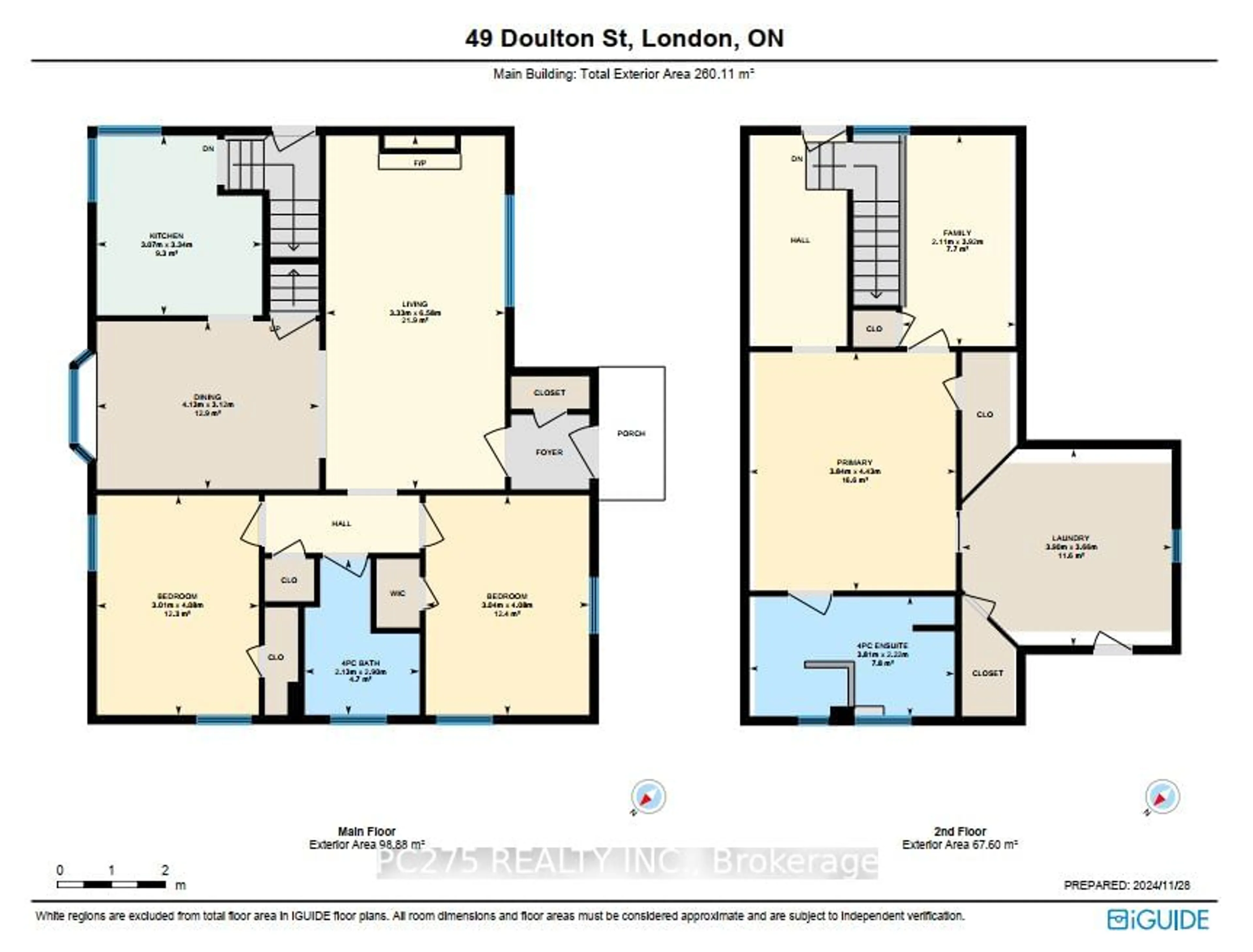 Floor plan for 49 Doulton St, London Ontario N5W 2P8