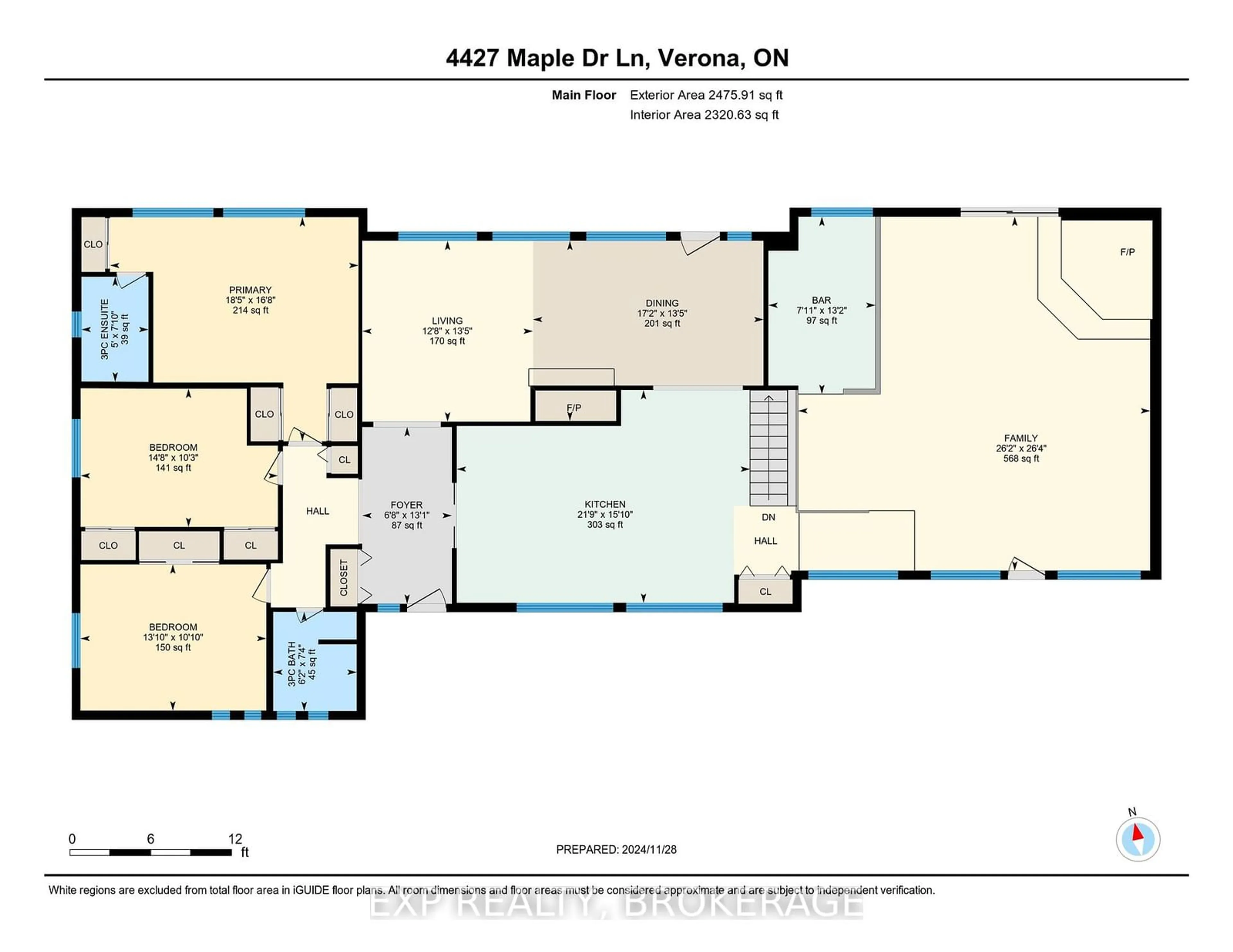 Floor plan for 4277 MAPLE Dr, South Frontenac Ontario K0H 2W0