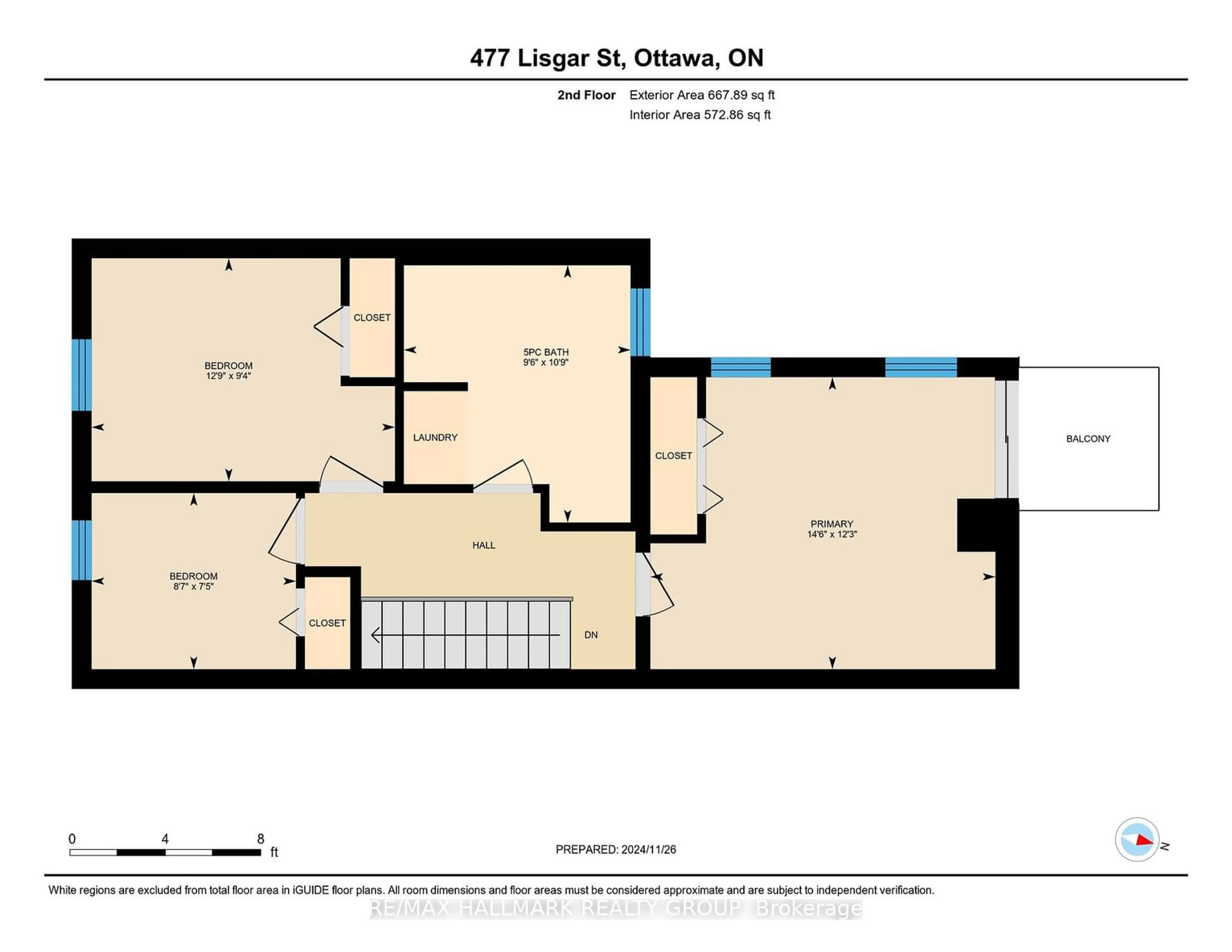 Floor plan for 477 Lisgar St, Ottawa Centre Ontario K1R 5H2