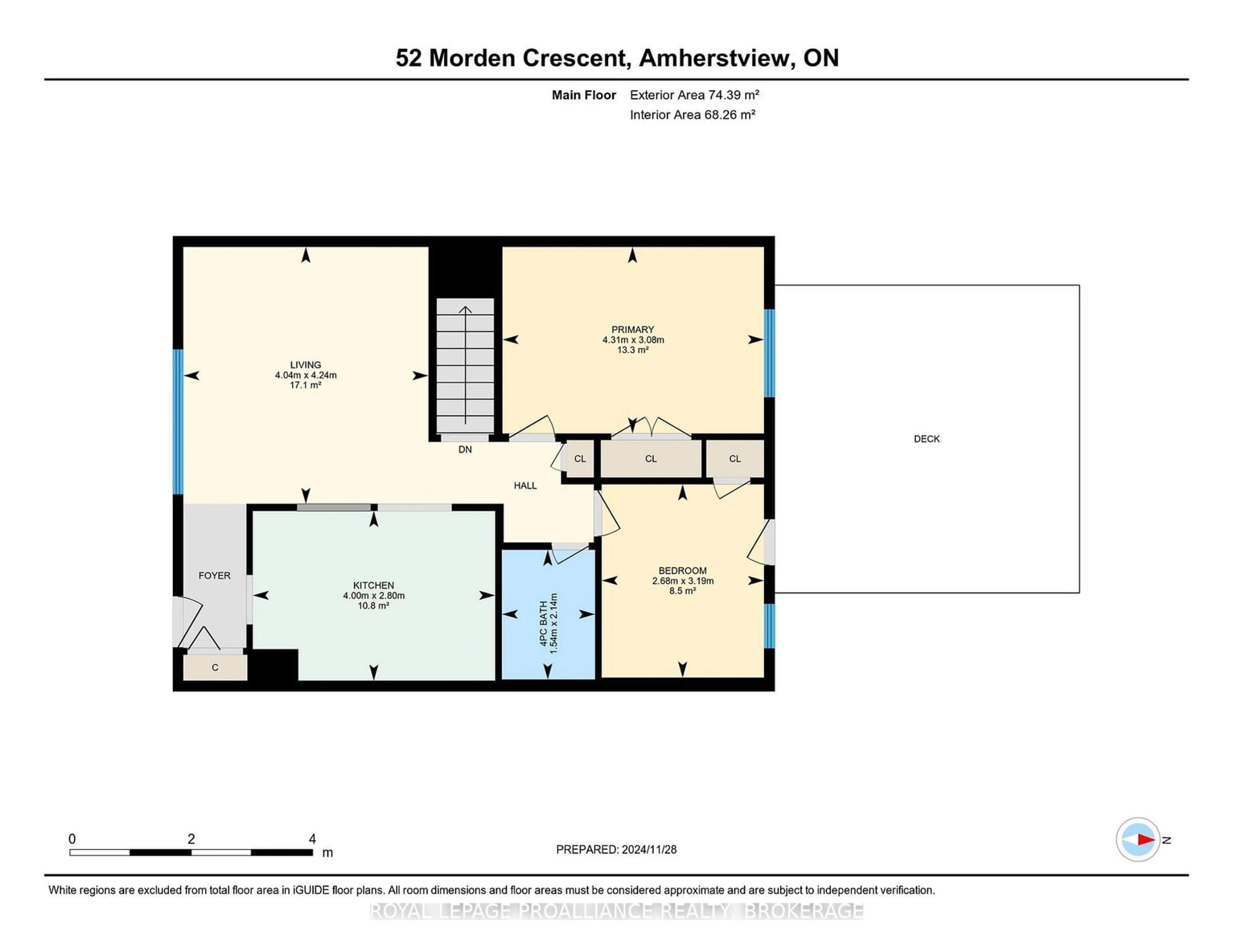 Floor plan for 52 Morden Cres, Loyalist Ontario K7M 1K2