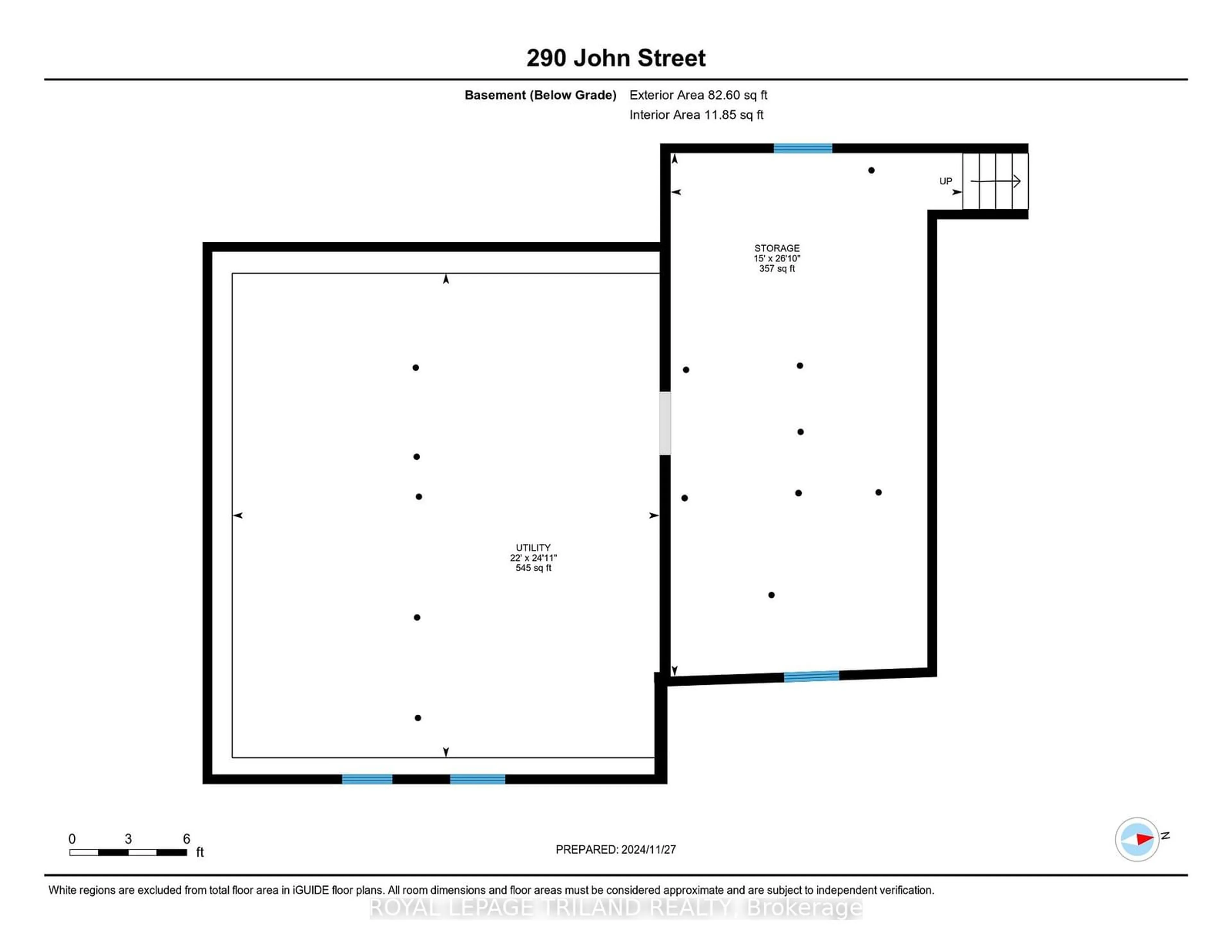 Floor plan for 290 JOHN St, Warwick Ontario N0M 2S0