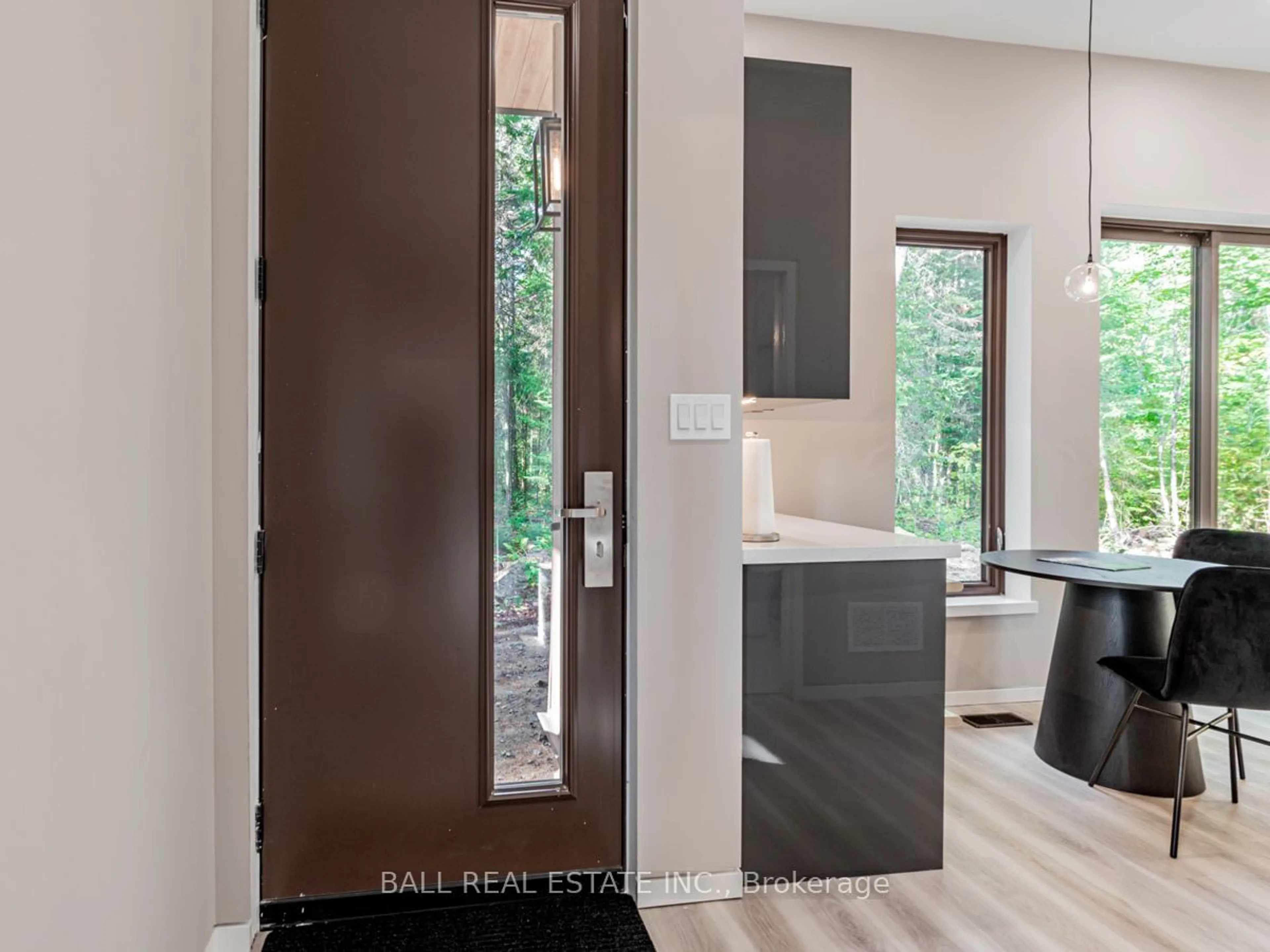 Contemporary kitchen, wood floors for 4727 Elephant Lake Rd #Unit 16, Dysart et al Ontario K0L 1X0