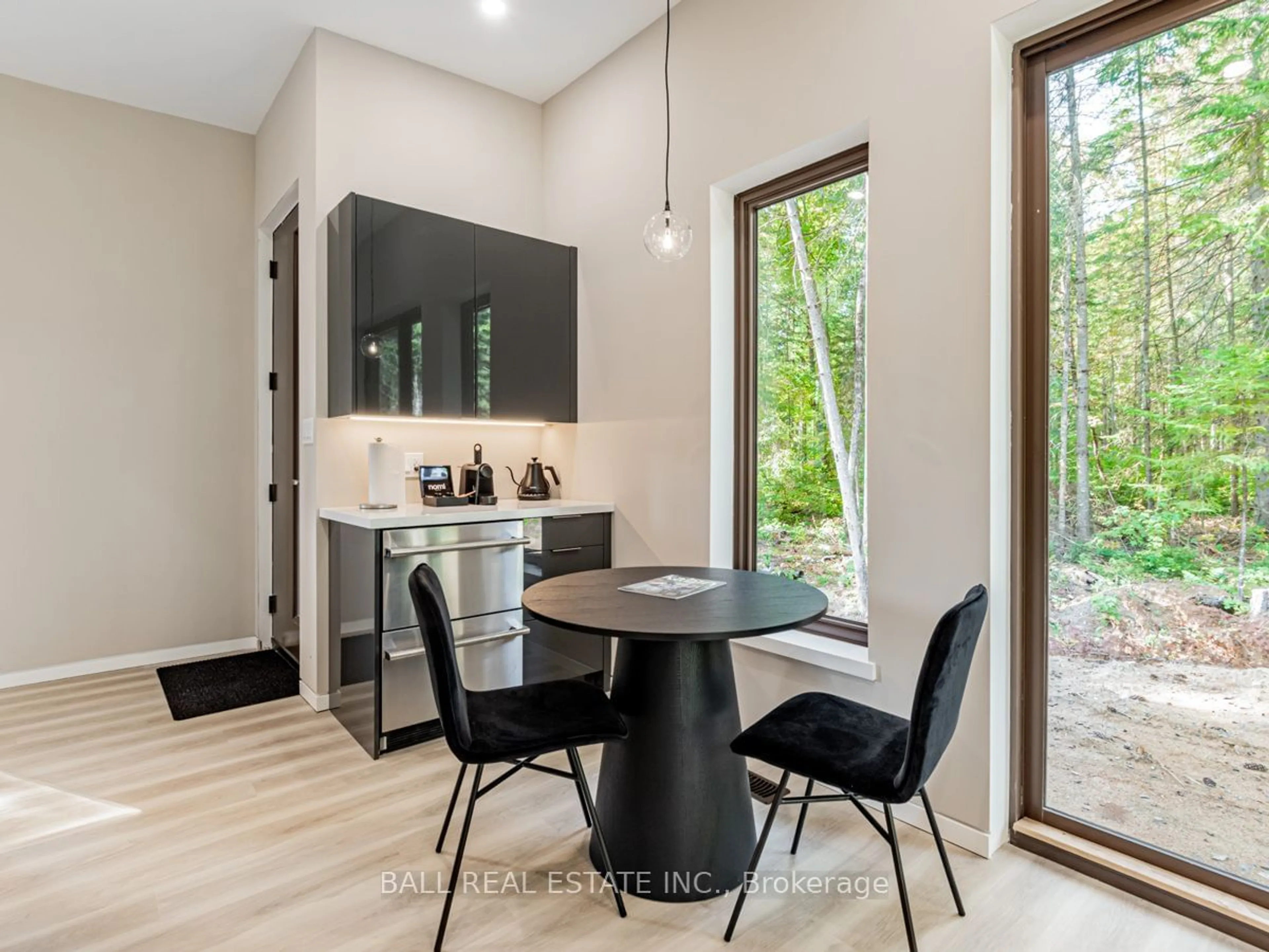Contemporary kitchen, wood floors for 4727 Elephant Lake Rd #Unit 16, Dysart et al Ontario K0L 1X0