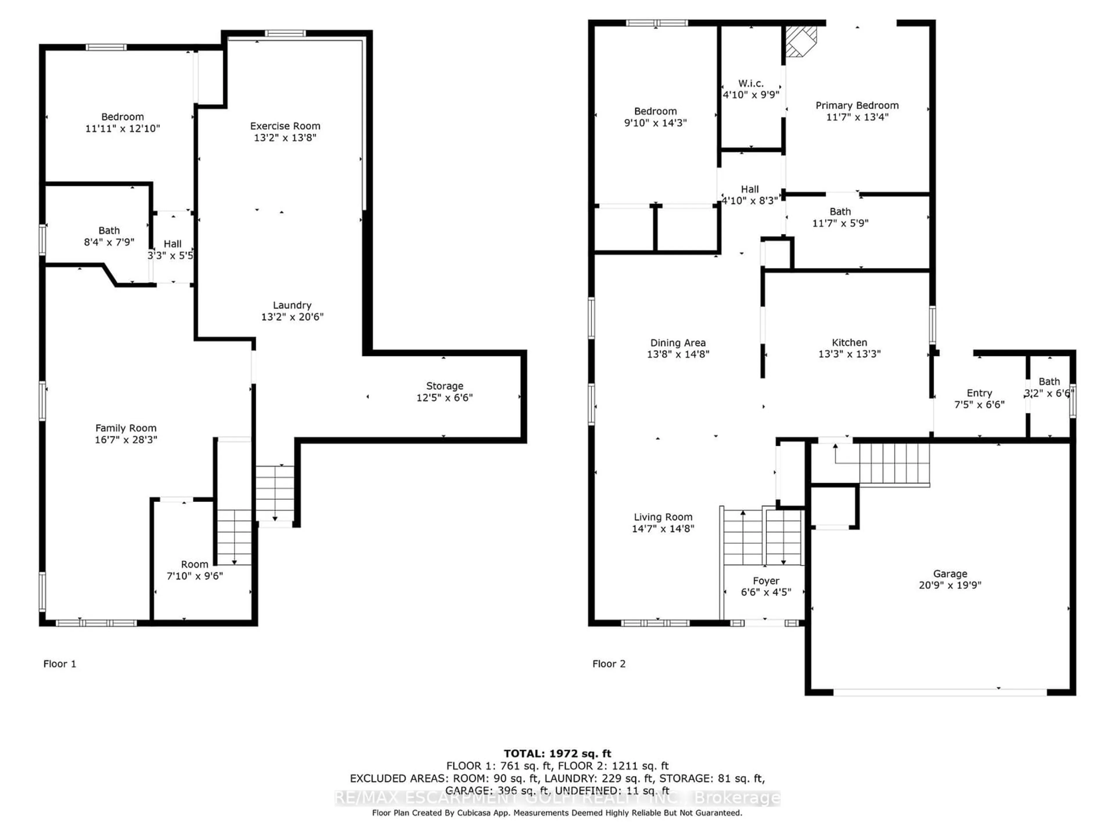 Floor plan for 39 Spitfire Dr, Hamilton Ontario L0R 1W0