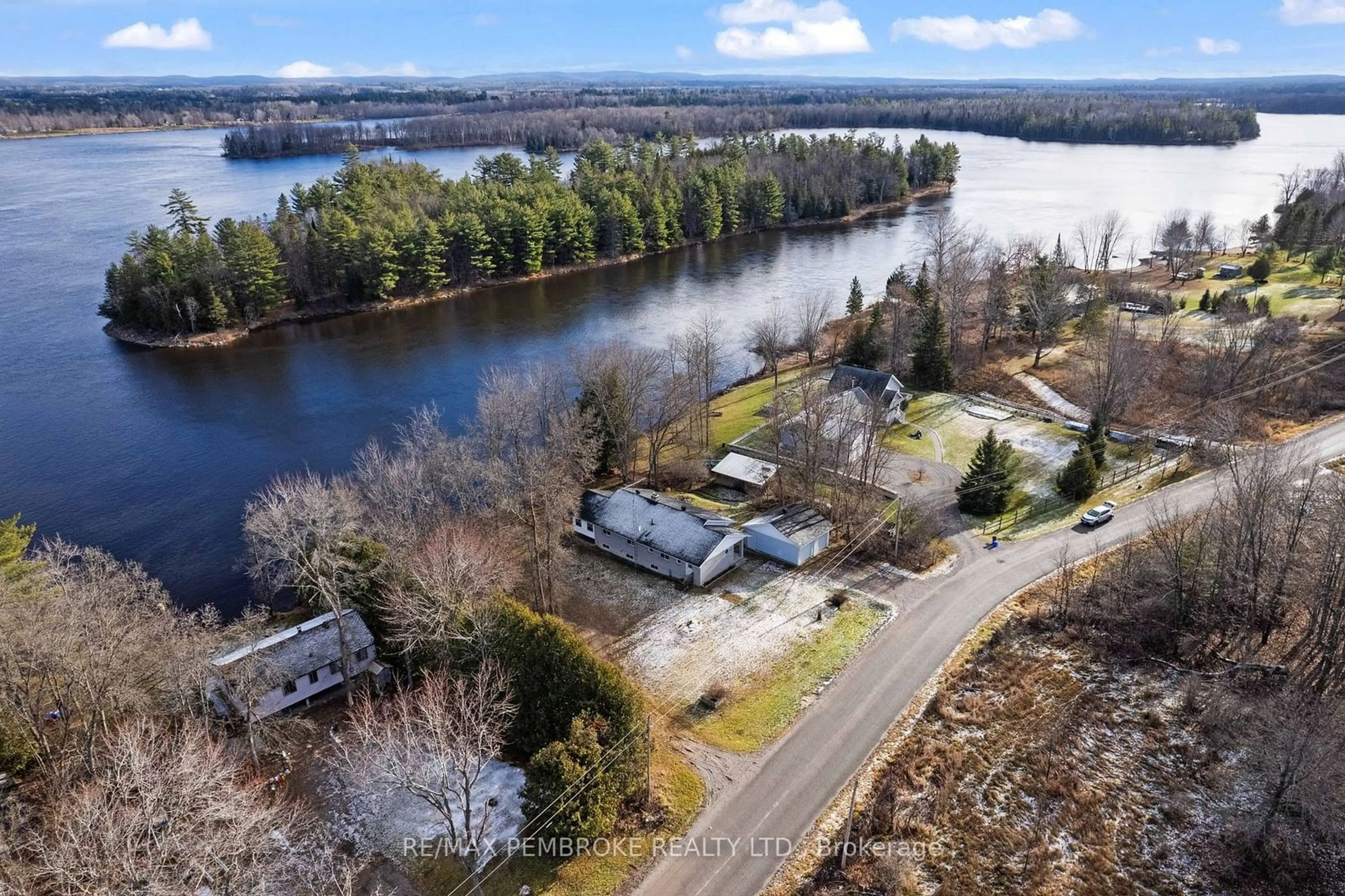 A pic from exterior of the house or condo, the view of lake or river for 218 Greenway Dr, Whitewater Region Ontario K0J 2L0