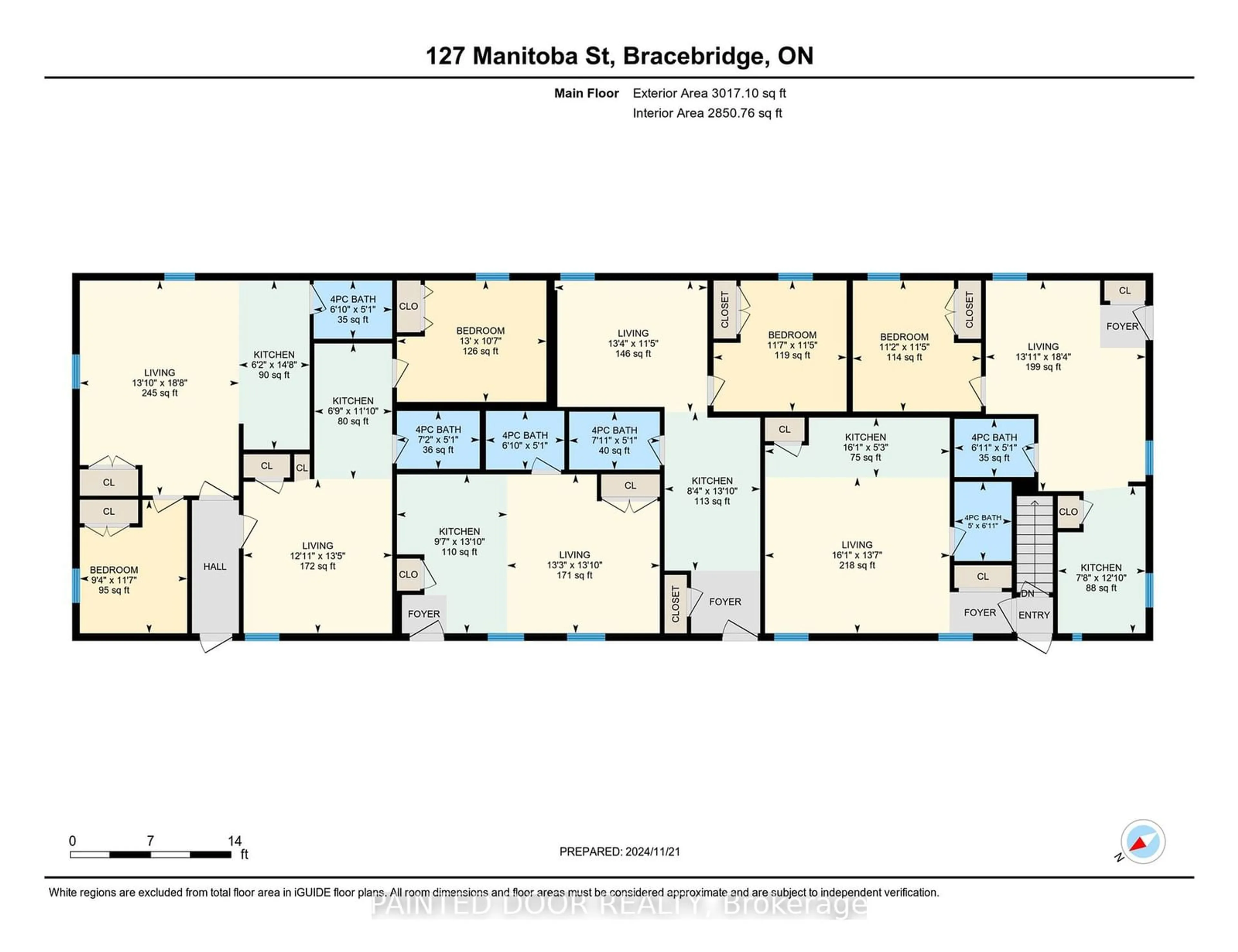 Floor plan for 127 Manitoba St, Bracebridge Ontario P1L 2B7