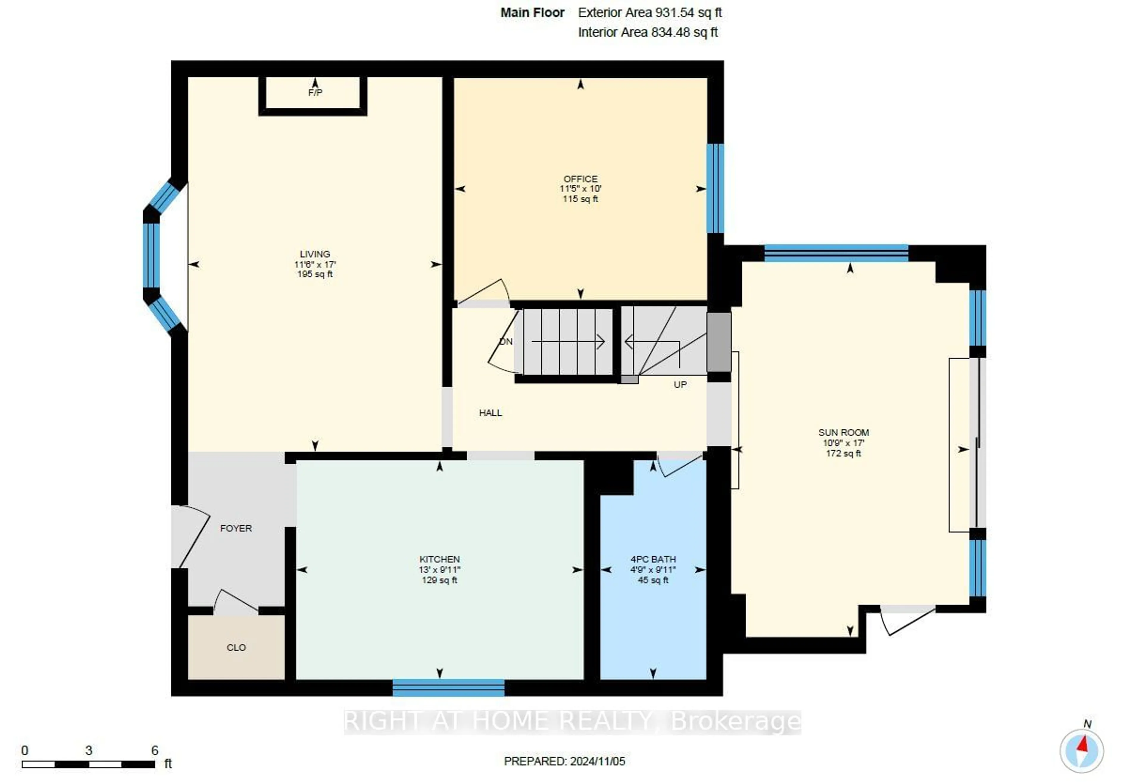 Floor plan for 45 Layton St, Kitchener Ontario N2B 1H1