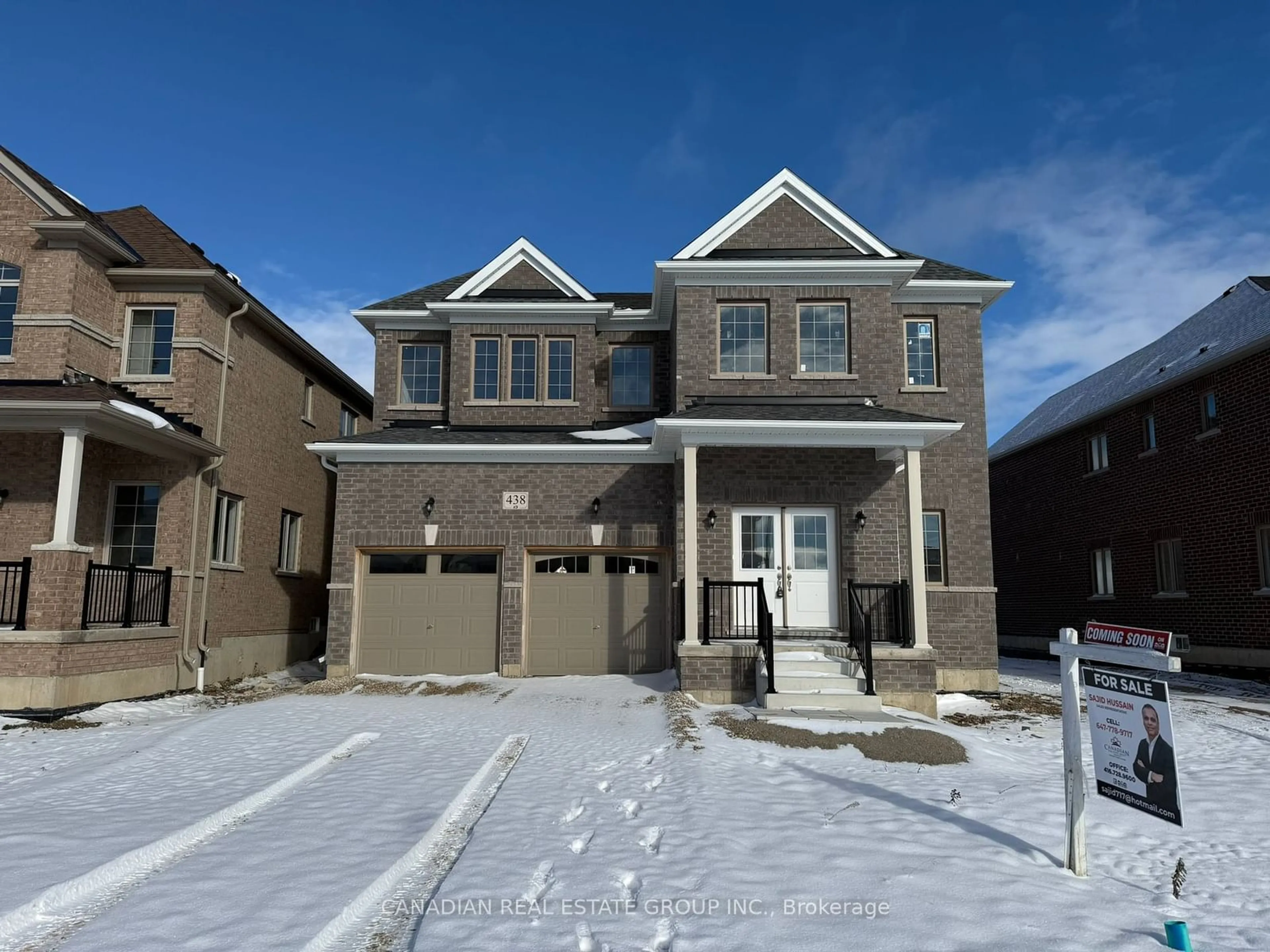 Frontside or backside of a home, the street view for 438 Vandusen Ave, Southgate Ontario N0C 1B0