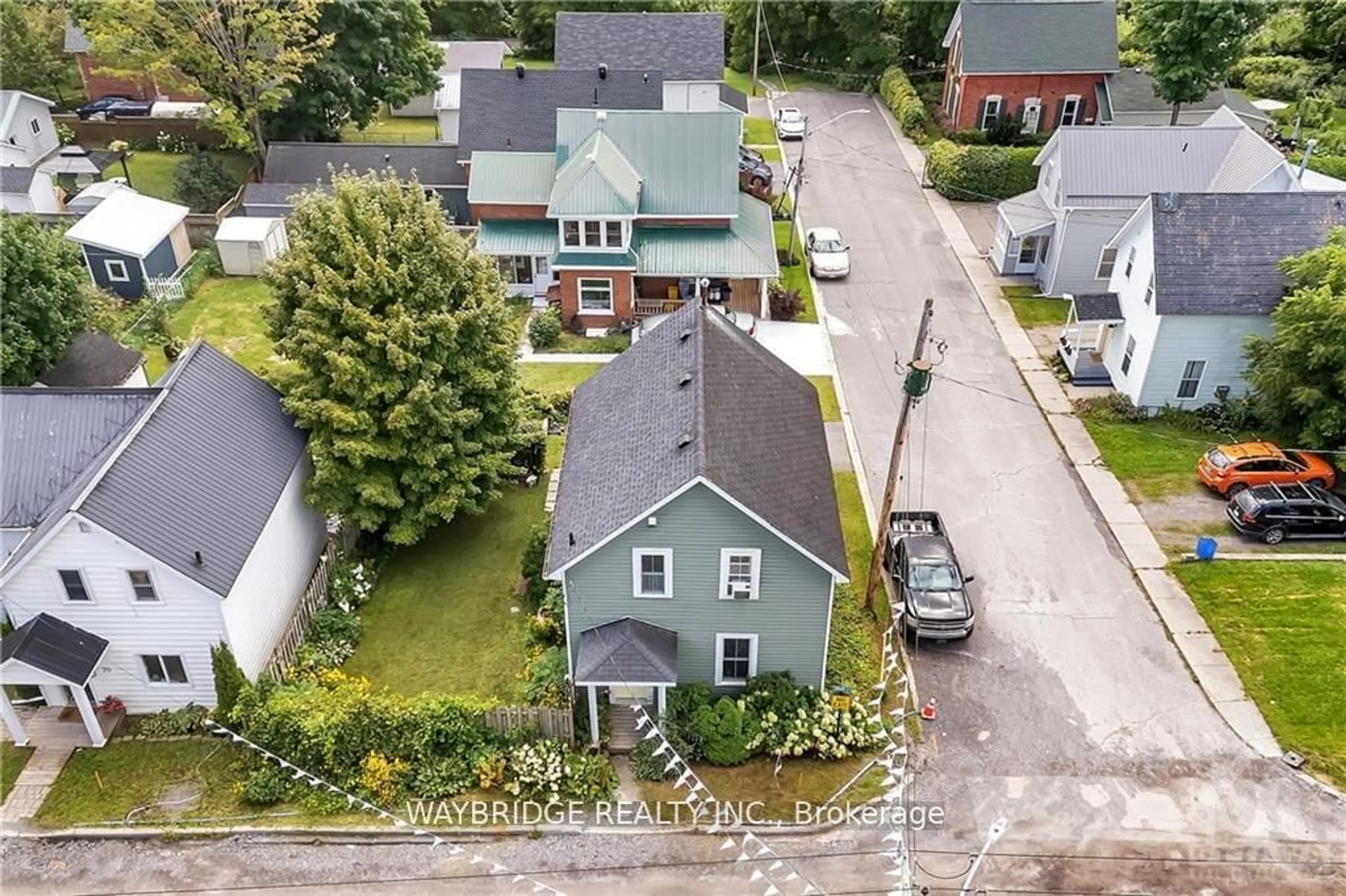 Frontside or backside of a home, the street view for 76 UNION St, Mississippi Mills Ontario K0A 1A0