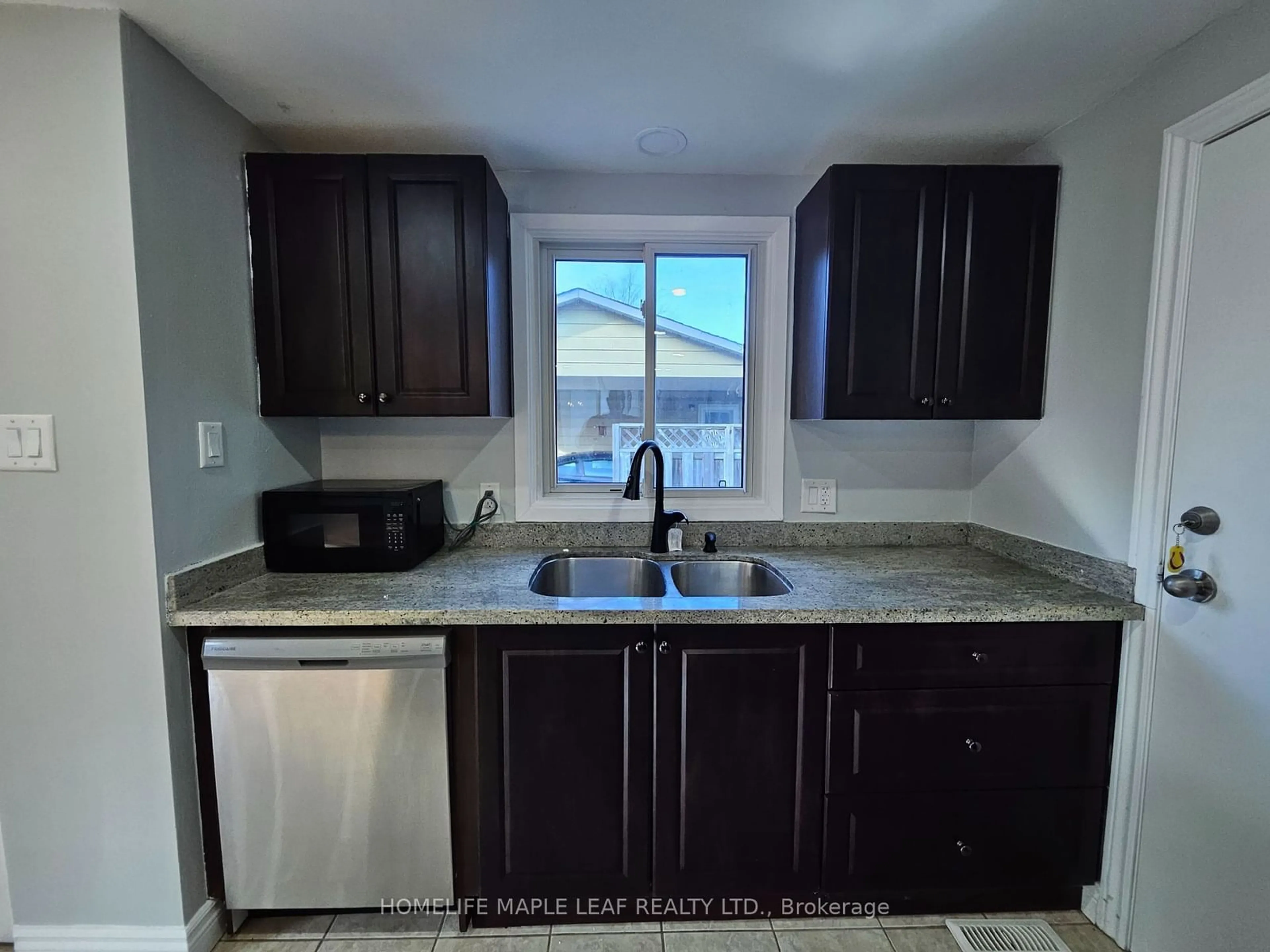 Standard kitchen, cement floor for 56 Helene Cres, Waterloo Ontario N2L 5E5