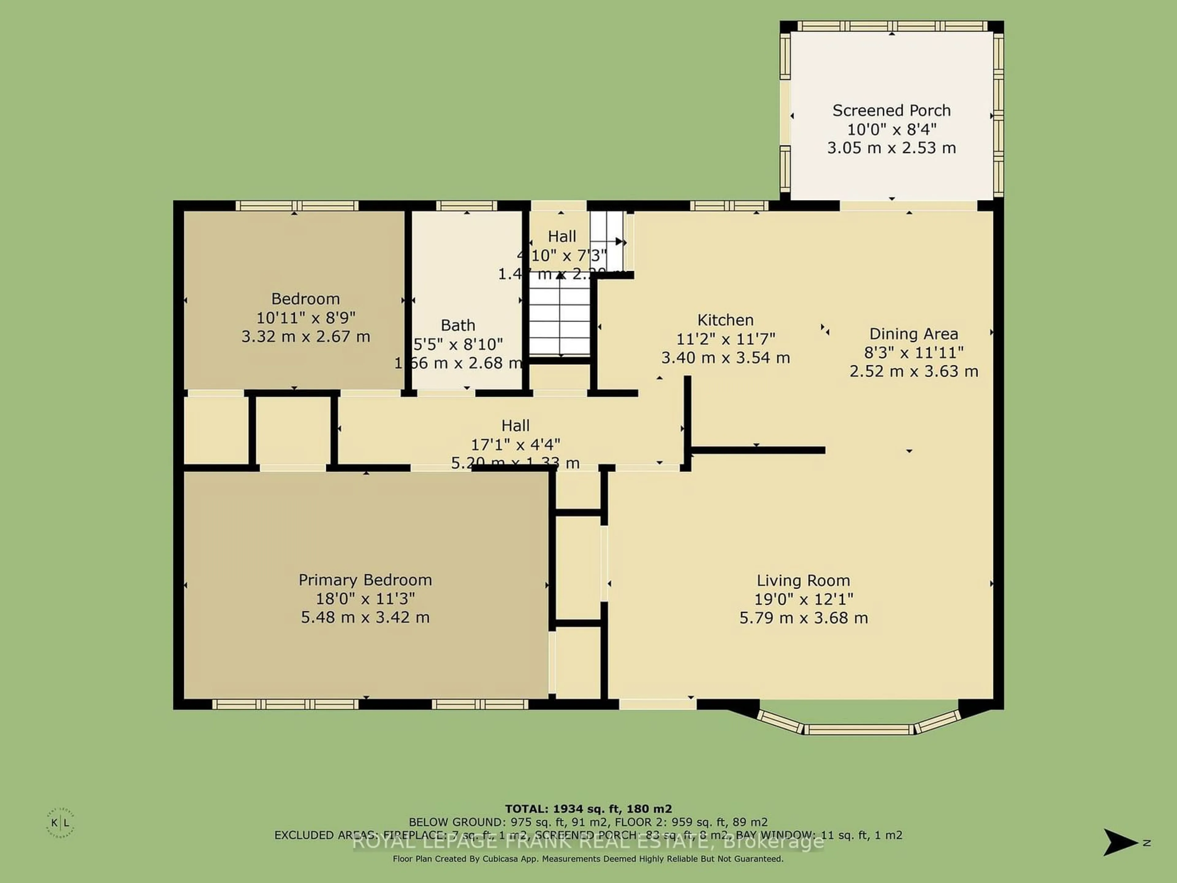 Floor plan for 872 Western Ave, Peterborough Ontario K9J 5V9